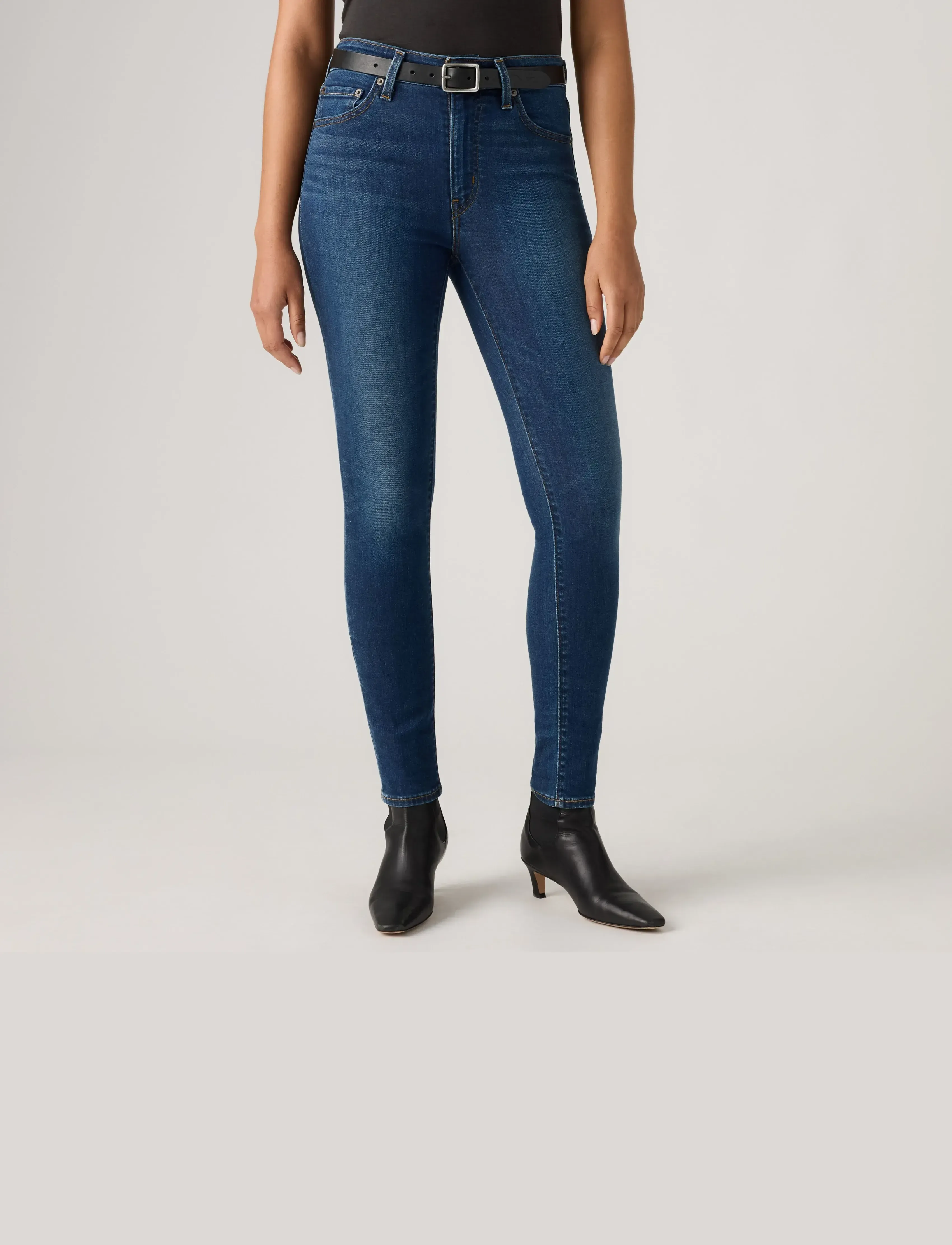 Levi's® - 721 HIGH RISE SKINNY TRUE BLUE - skinny jeans - dark indigo - worn in - 5