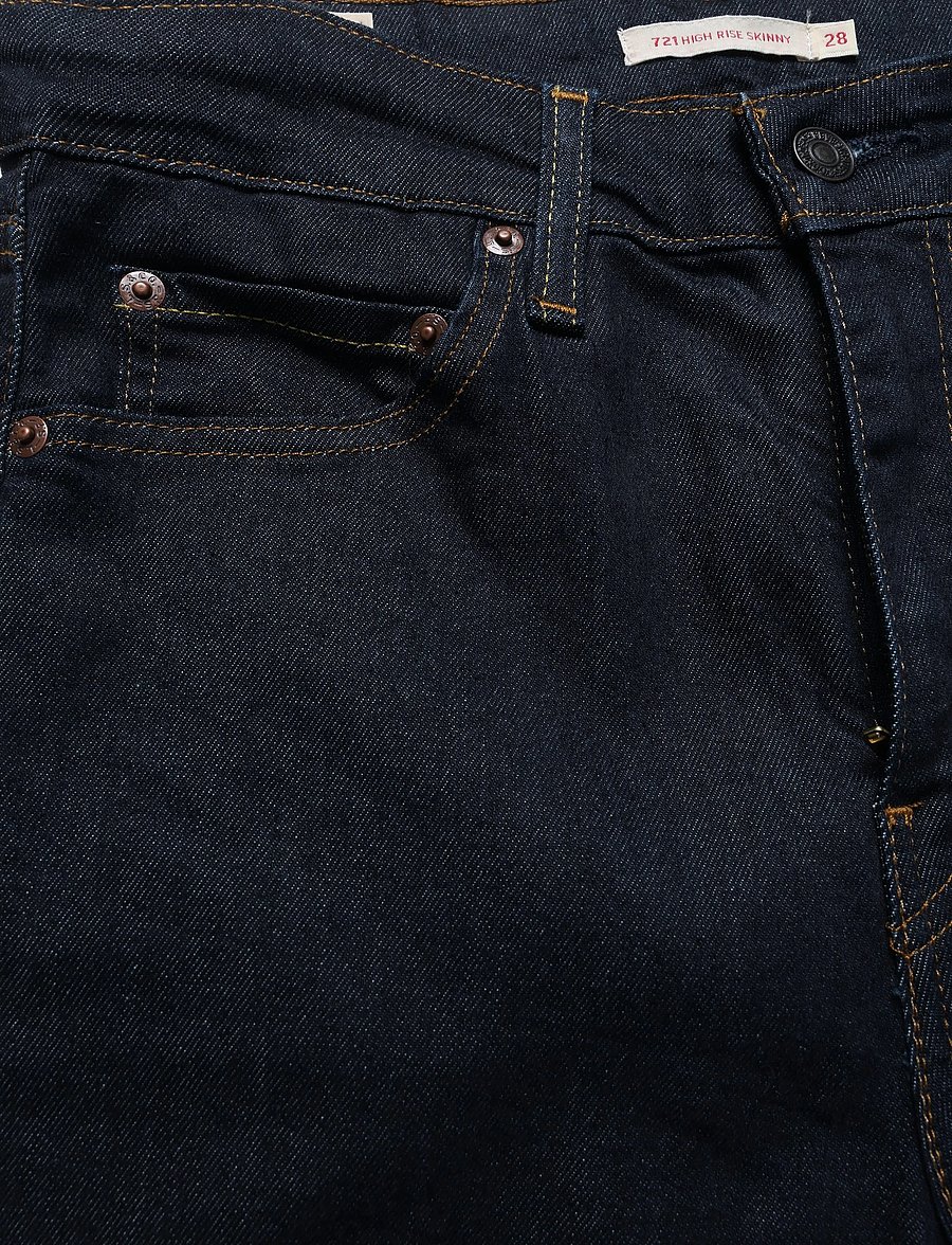 Levi's® - 721 HIGH RISE SKINNY TRUE BLUE - skinny jeans - dark indigo - flat finish - 2