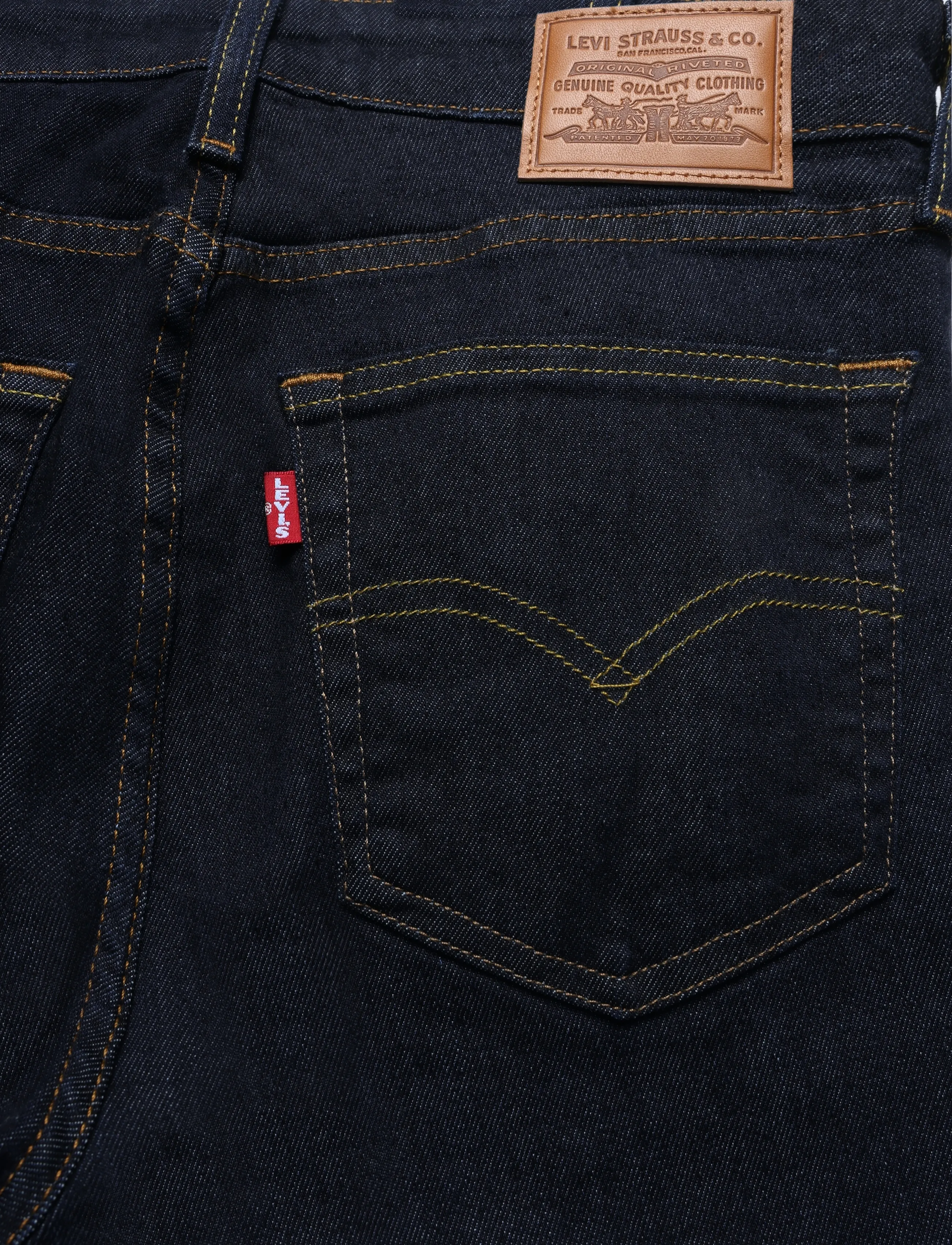 Levi's® - 721 HIGH RISE SKINNY TRUE BLUE - skinny jeans - dark indigo - flat finish - 4
