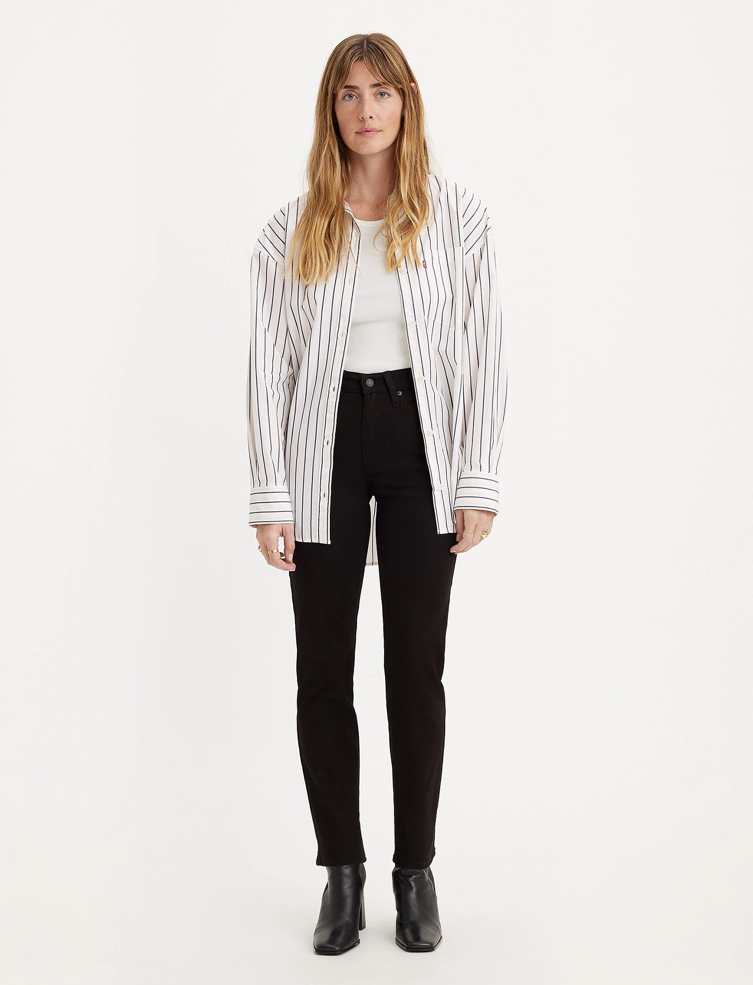 Levi's® - 724 HIGH RISE STRAIGHT NIGHT I - blacks - 5