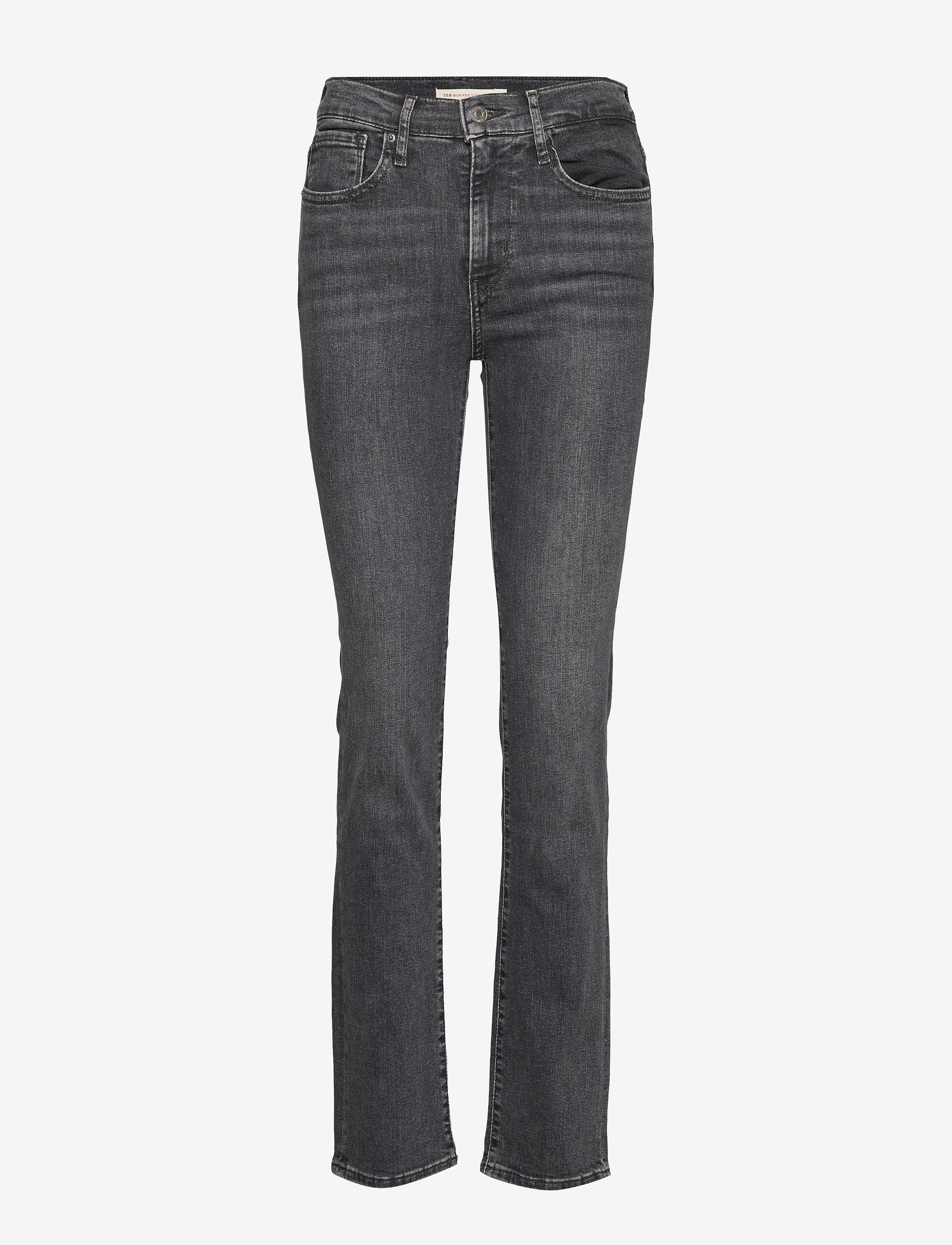 LEVI´S Women - 724 HIGH RISE STRAIGHT END OF - med indigo - worn in - 0