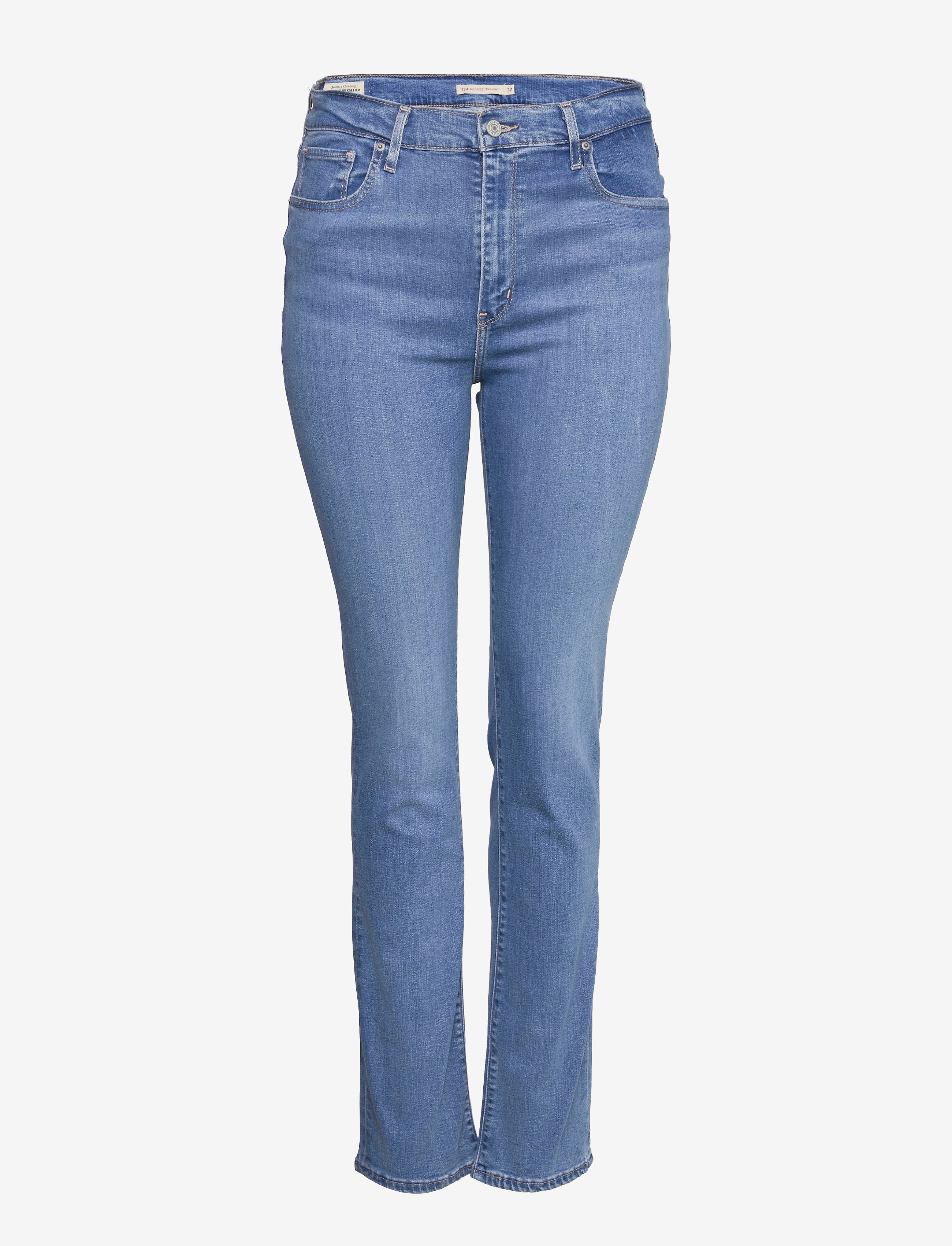 LEVI´S Women - 724 HIGH RISE STRAIGHT RIO FRO - light indigo - worn in - 1