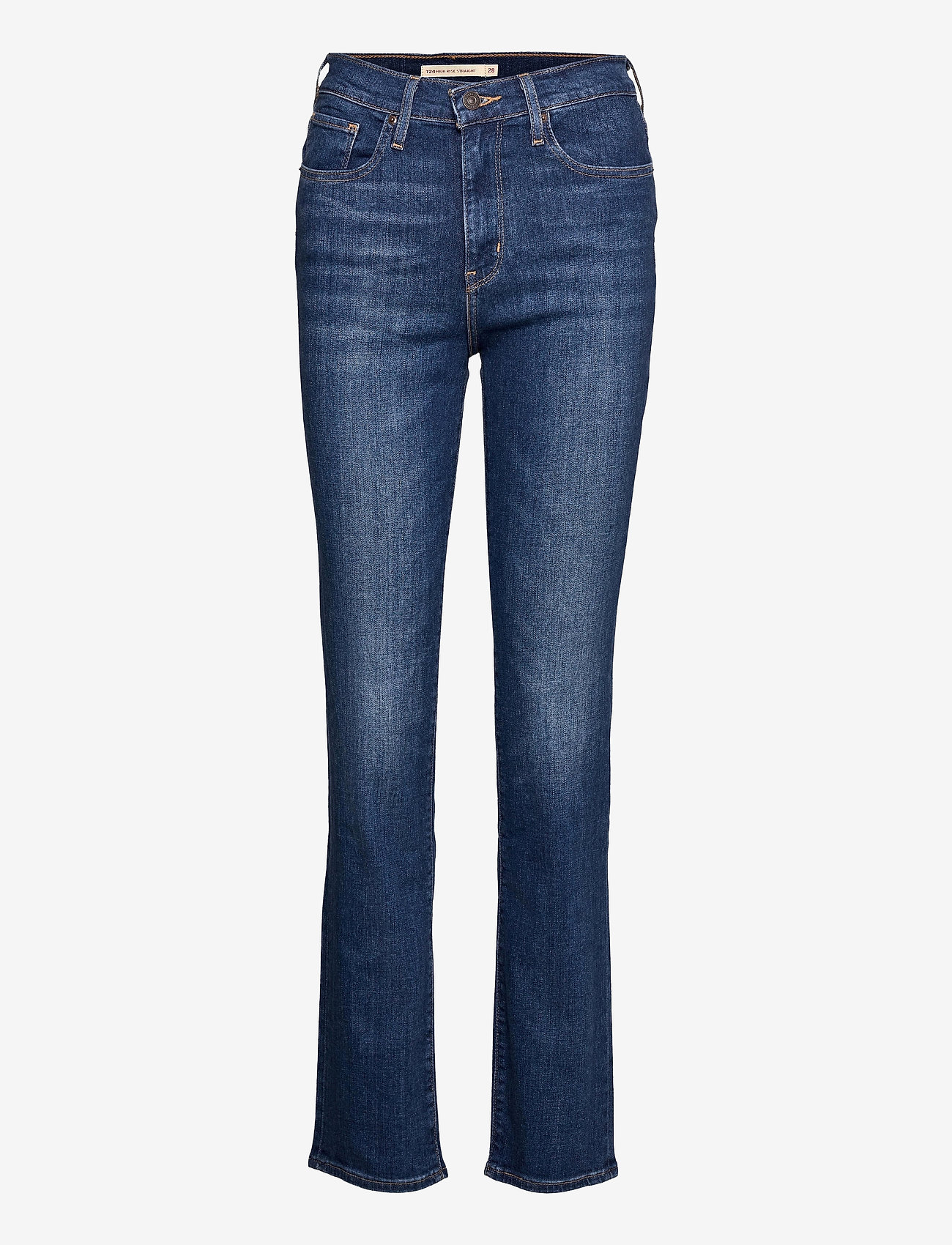 LEVI´S Women - 724 HIGH RISE STRAIGHT NONSTOP - straight jeans - med indigo - worn in - 0