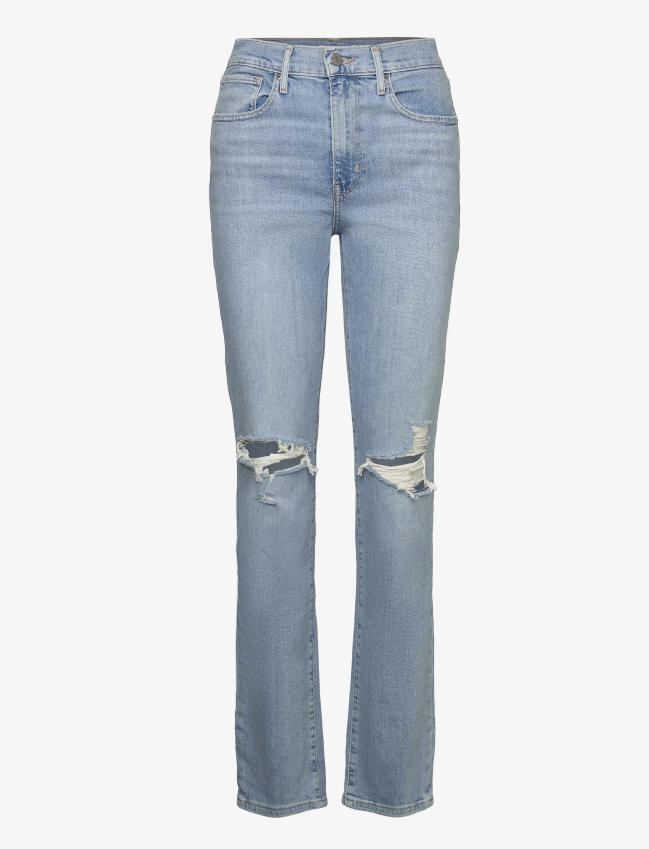LEVI´S Women - 724 HIGH RISE STRAIGHT MIND MY - bootcut jeans - light indigo - worn in - 0