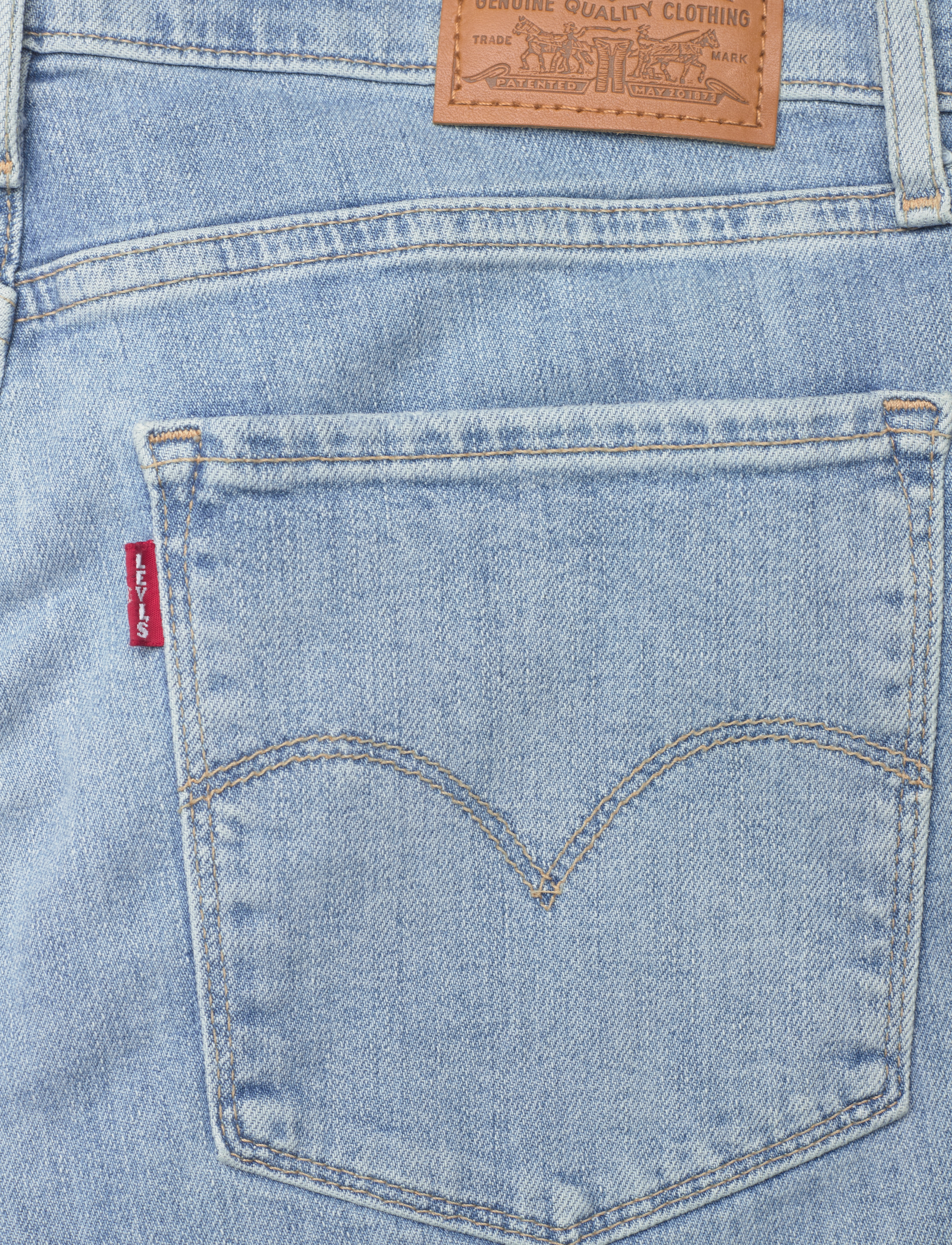 Levi's® - 724 HIGH RISE STRAIGHT MIND MY - light indigo - worn in - 4