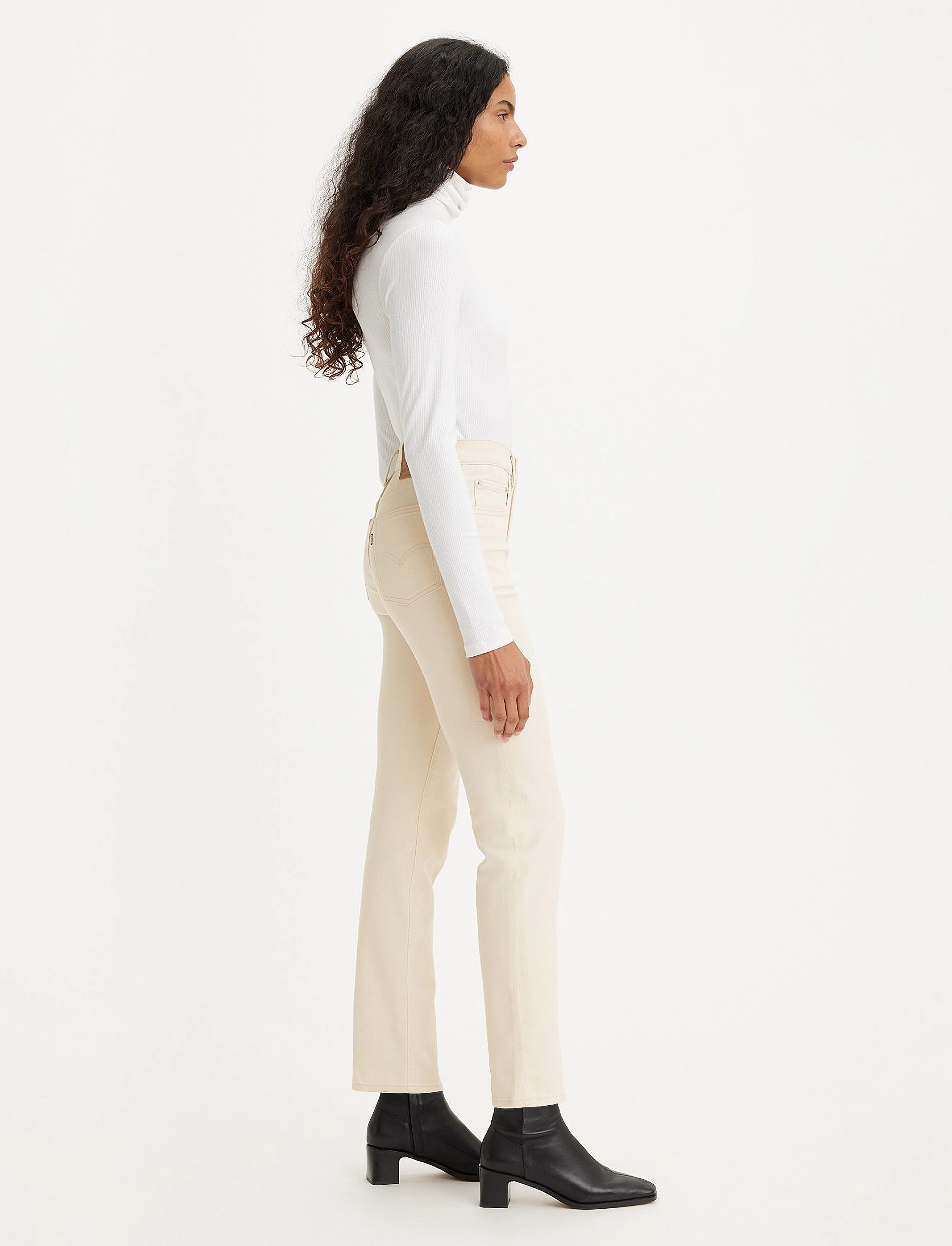 LEVI´S Women - 724 HIGH RISE STRAIGHT WHITECAP GRAY - neutrals - 5