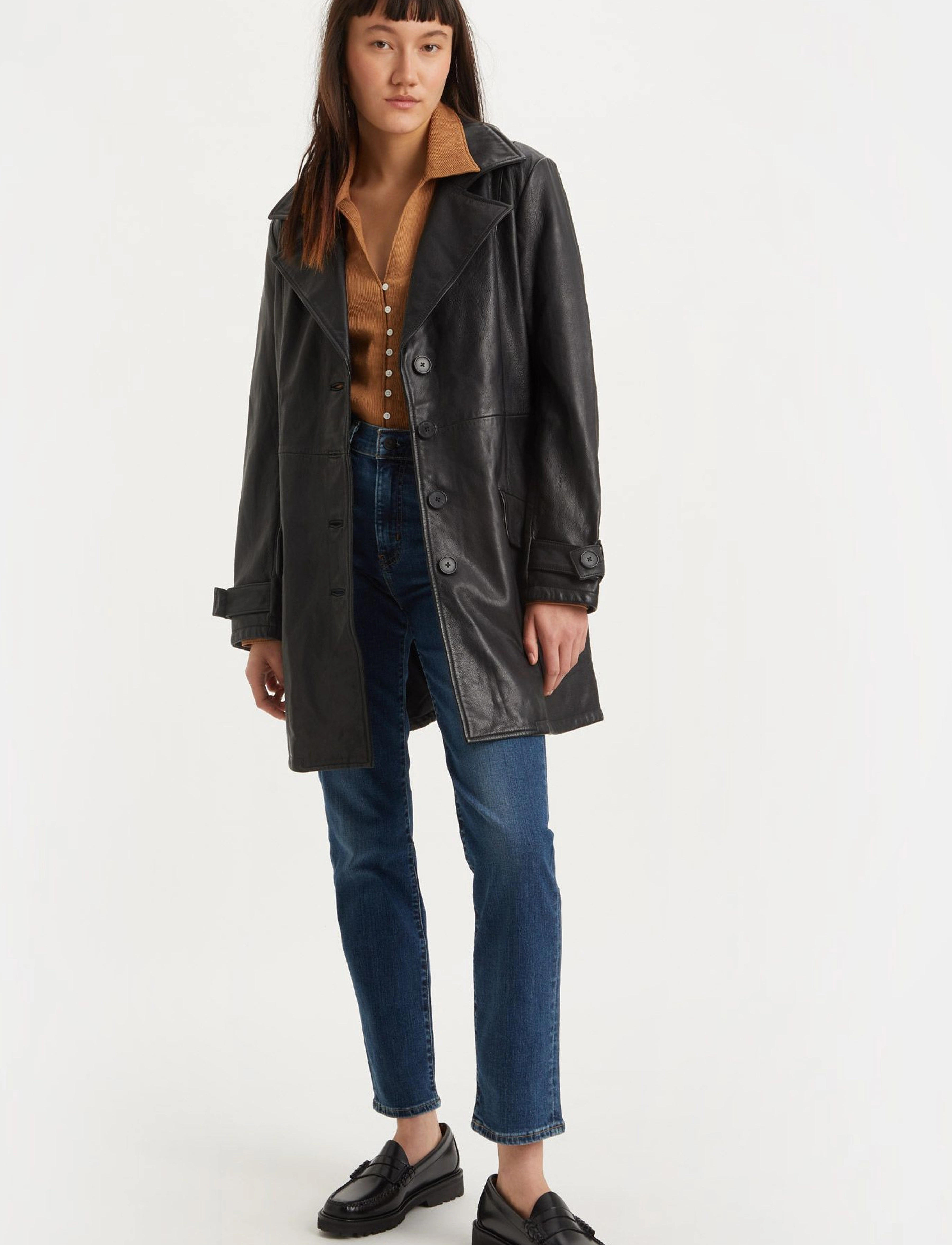 Levi's® 724 HIGH RISE STRAIGHT BLUE WA - Tøj - DARK INDIGO - WORN IN / blue