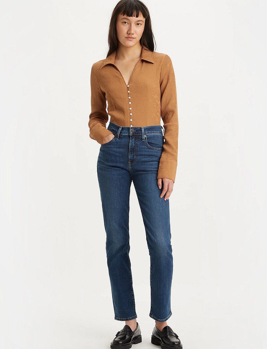 Levi's® - 724 HIGH RISE STRAIGHT BLUE WA - gerade jeans - dark indigo - worn in - 3