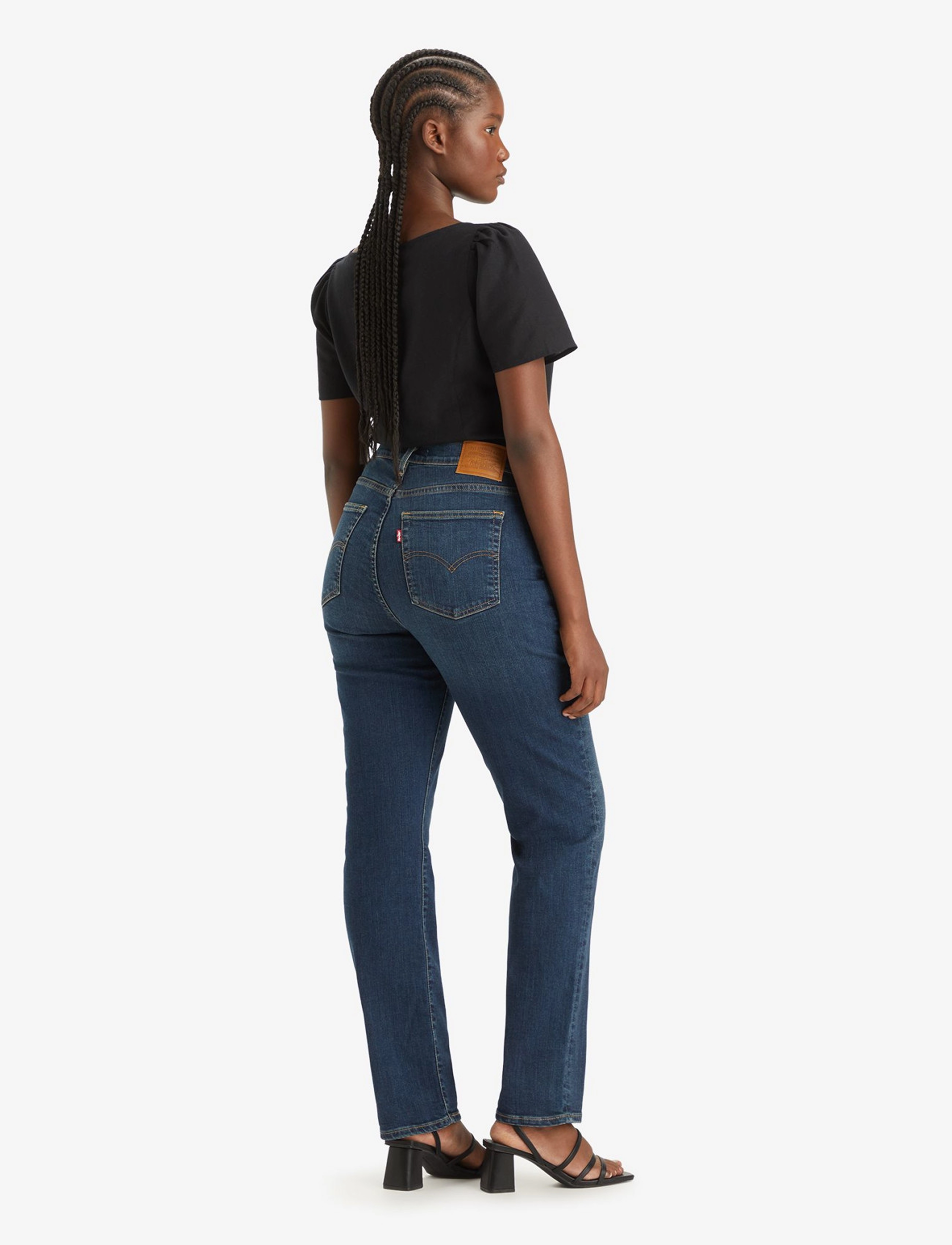 Levi's® - 724 HIGH RISE STRAIGHT BLUE SW - straight jeans - dark indigo - worn in - 4