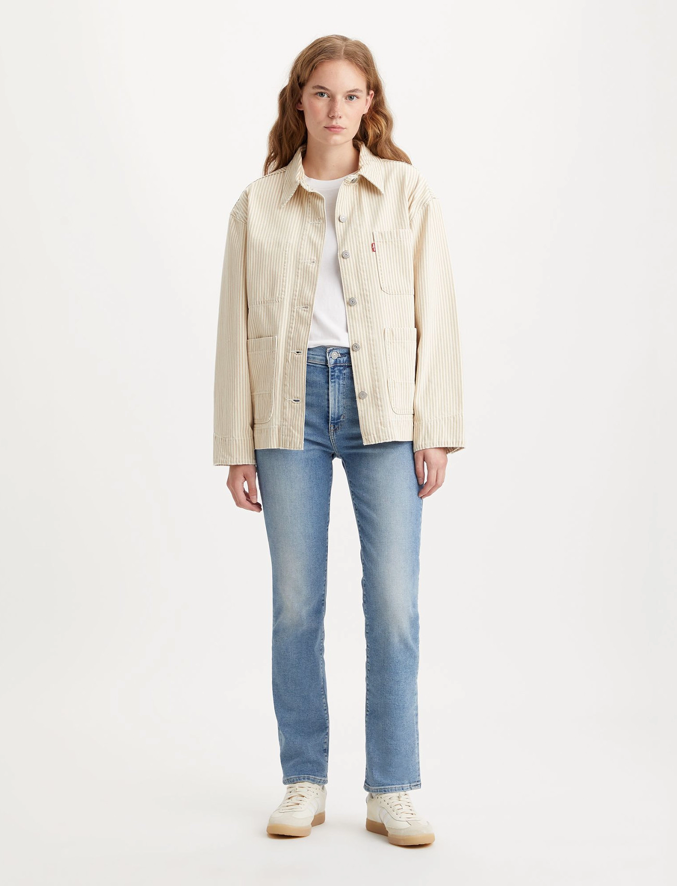 Levi's® - 724 HIGH RISE STRAIGHT BLUE WA - jeans droites - light indigo - worn in - 3