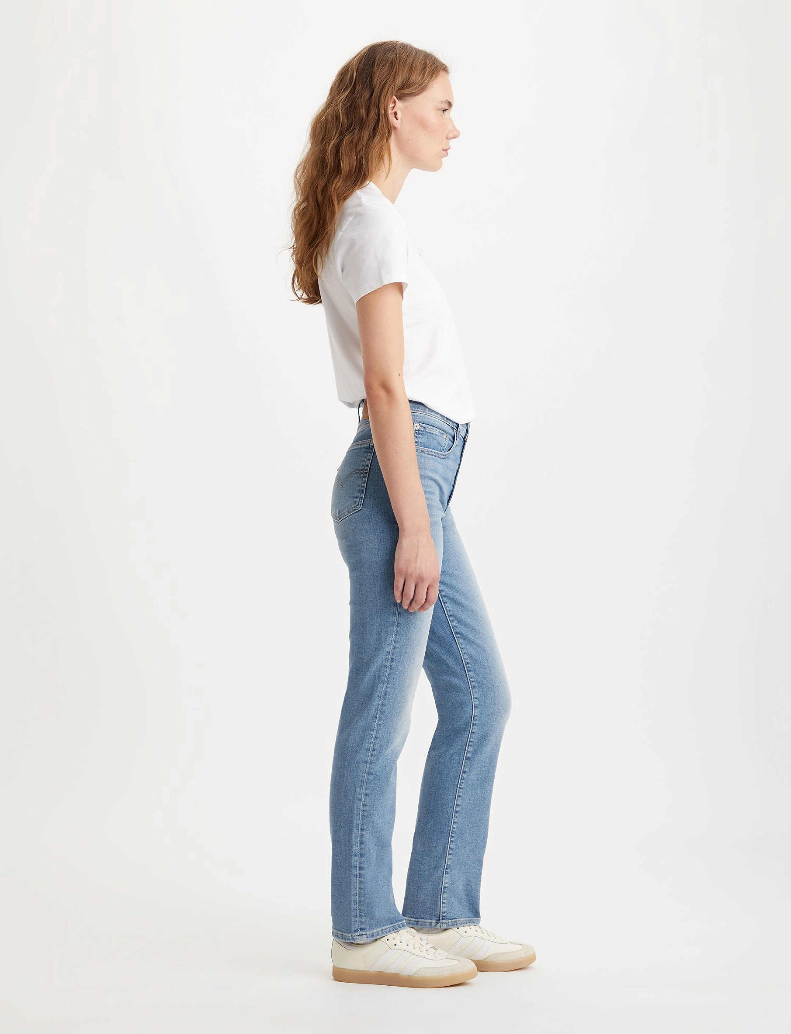 Levi's® - 724 HIGH RISE STRAIGHT BLUE WA - jeans droites - light indigo - worn in - 5