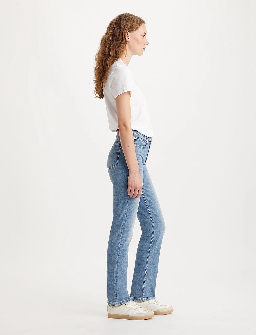 Levi's® - 724 HIGH RISE STRAIGHT BLUE WA - gerade jeans - light indigo - worn in - 5