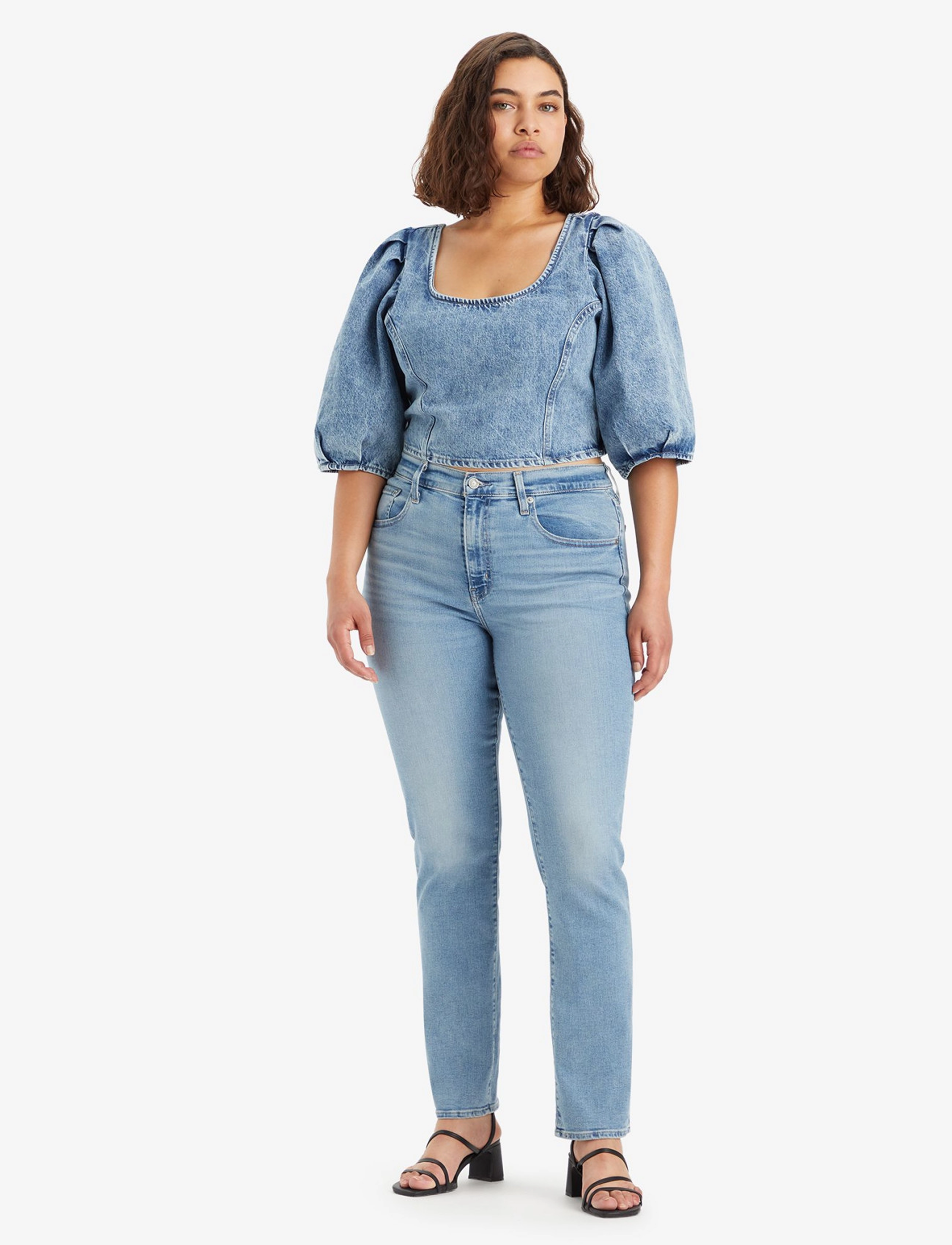 LEVIS ® 724 High Rise Straight Blue Wa high waist jeans dam – bild 5
