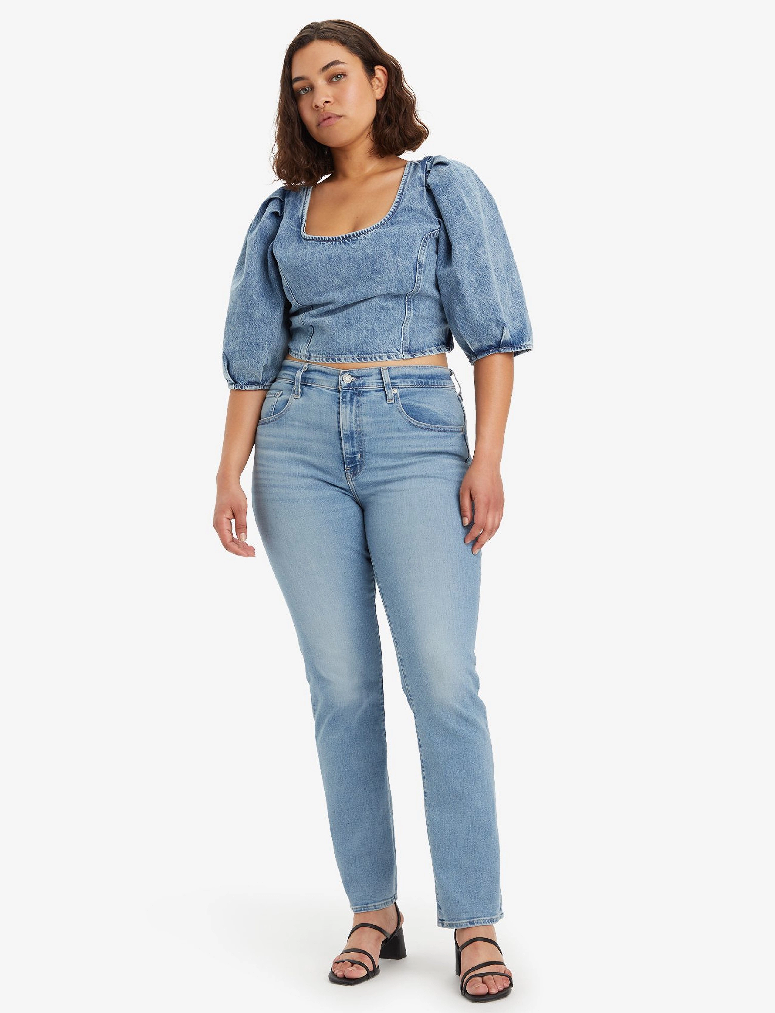 LEVIS ® 724 High Rise Straight Blue Wa high waist jeans dam – bild 8