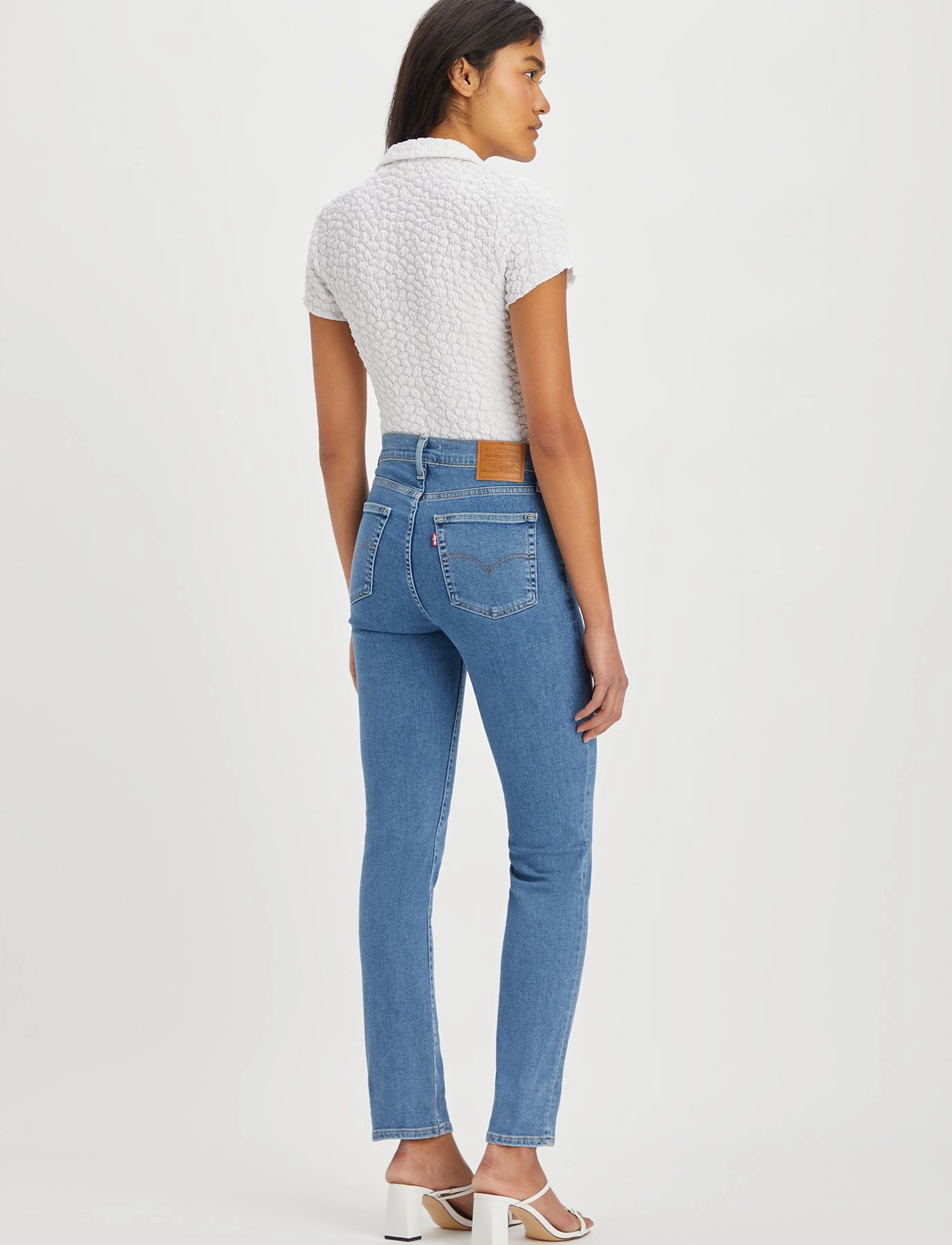 LEVI´S Women - 724 HIGH RISE STRAIGHT BEACH B - med indigo - flat finish - 4