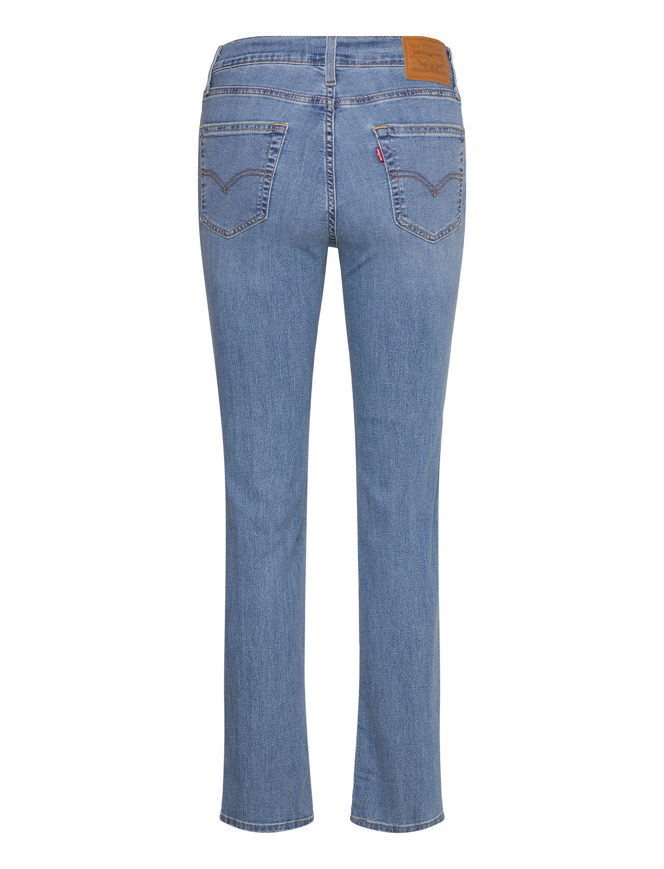 Levi's® - 724 HIGH RISE STRAIGHT COOL JO - med indigo - worn in - 2