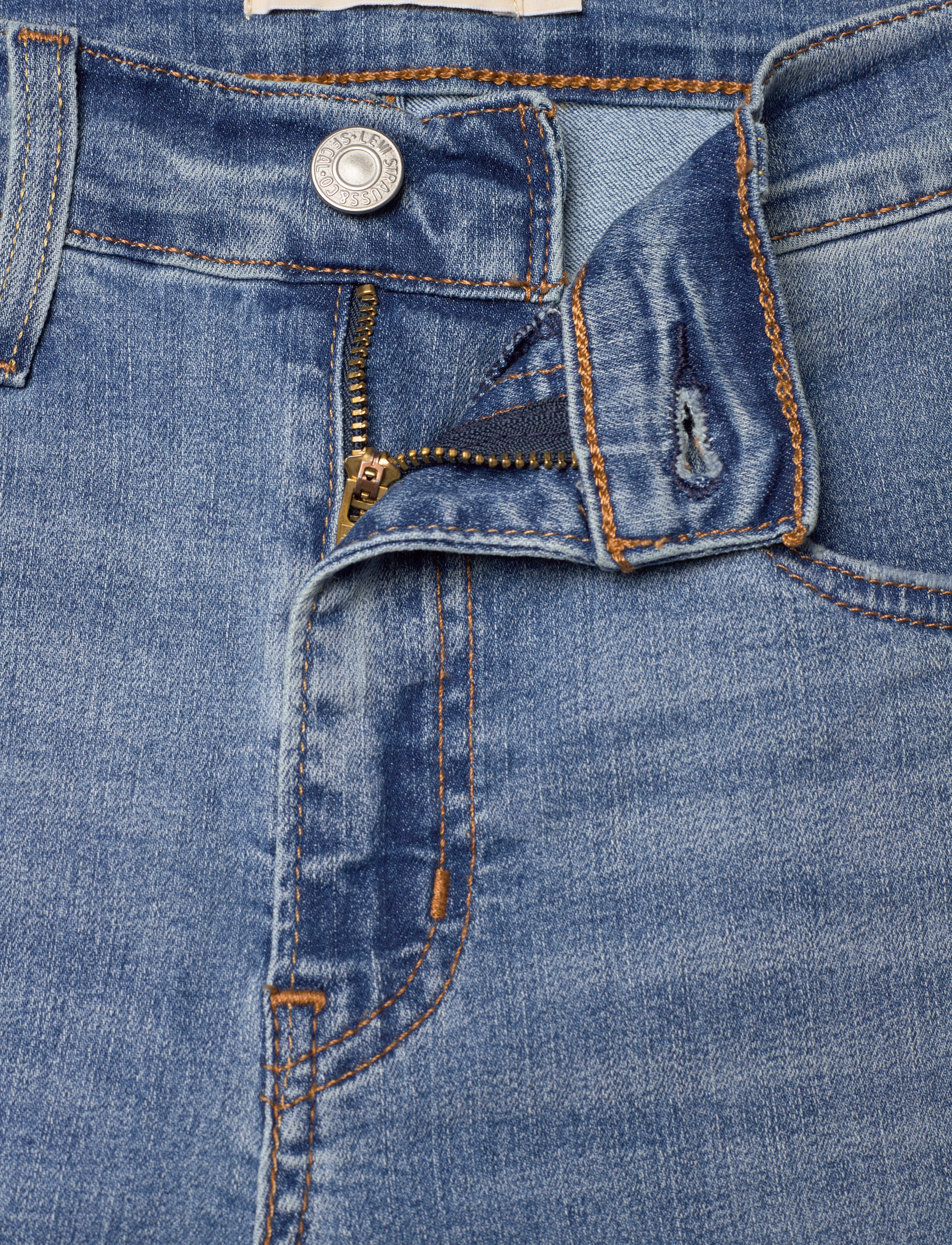 Levi's® - 724 HIGH RISE STRAIGHT COOL JO - med indigo - worn in - 5