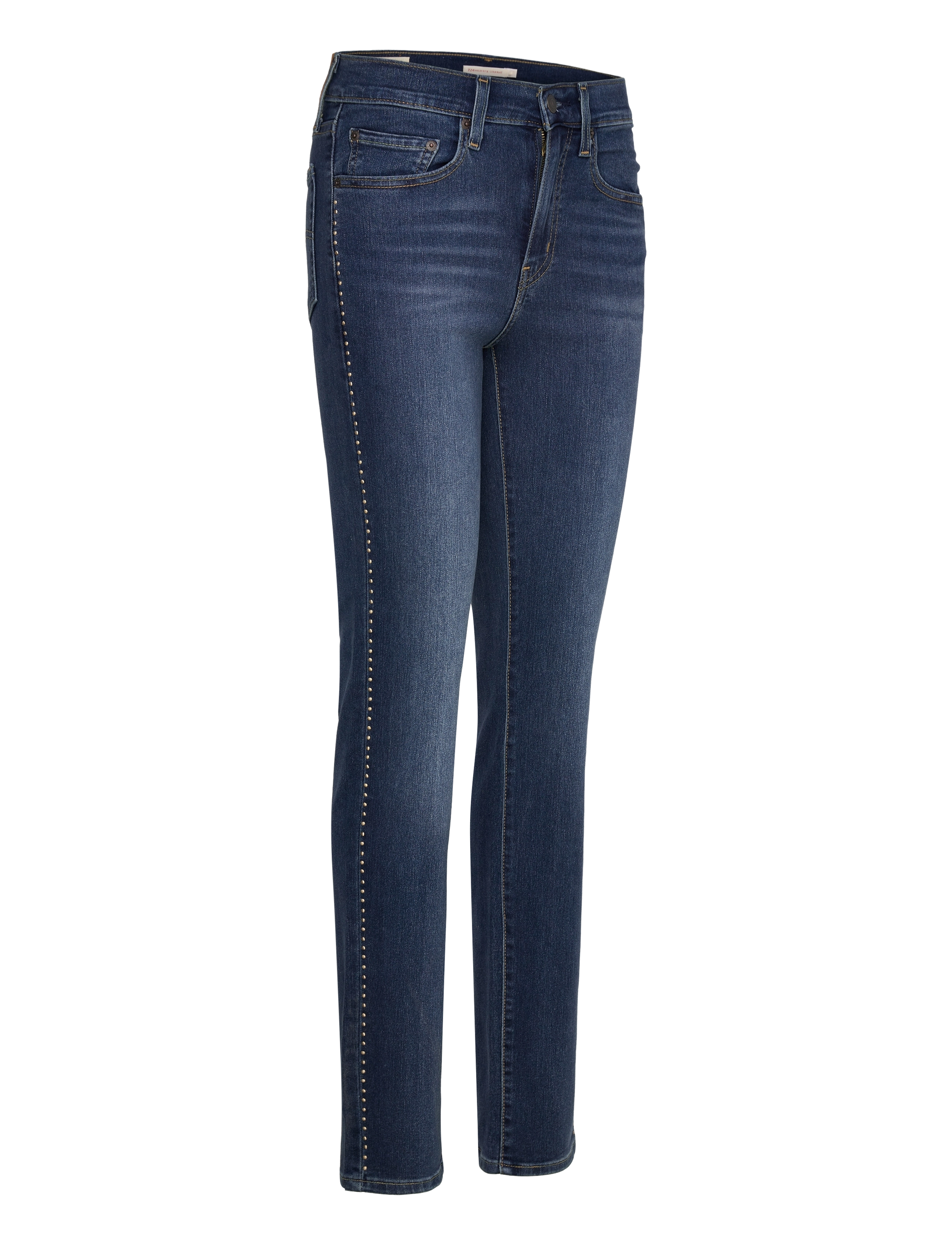 Levi's® - 724 HIGH RISE STRAIGHT SHINE O - dark indigo - flat finish - 2