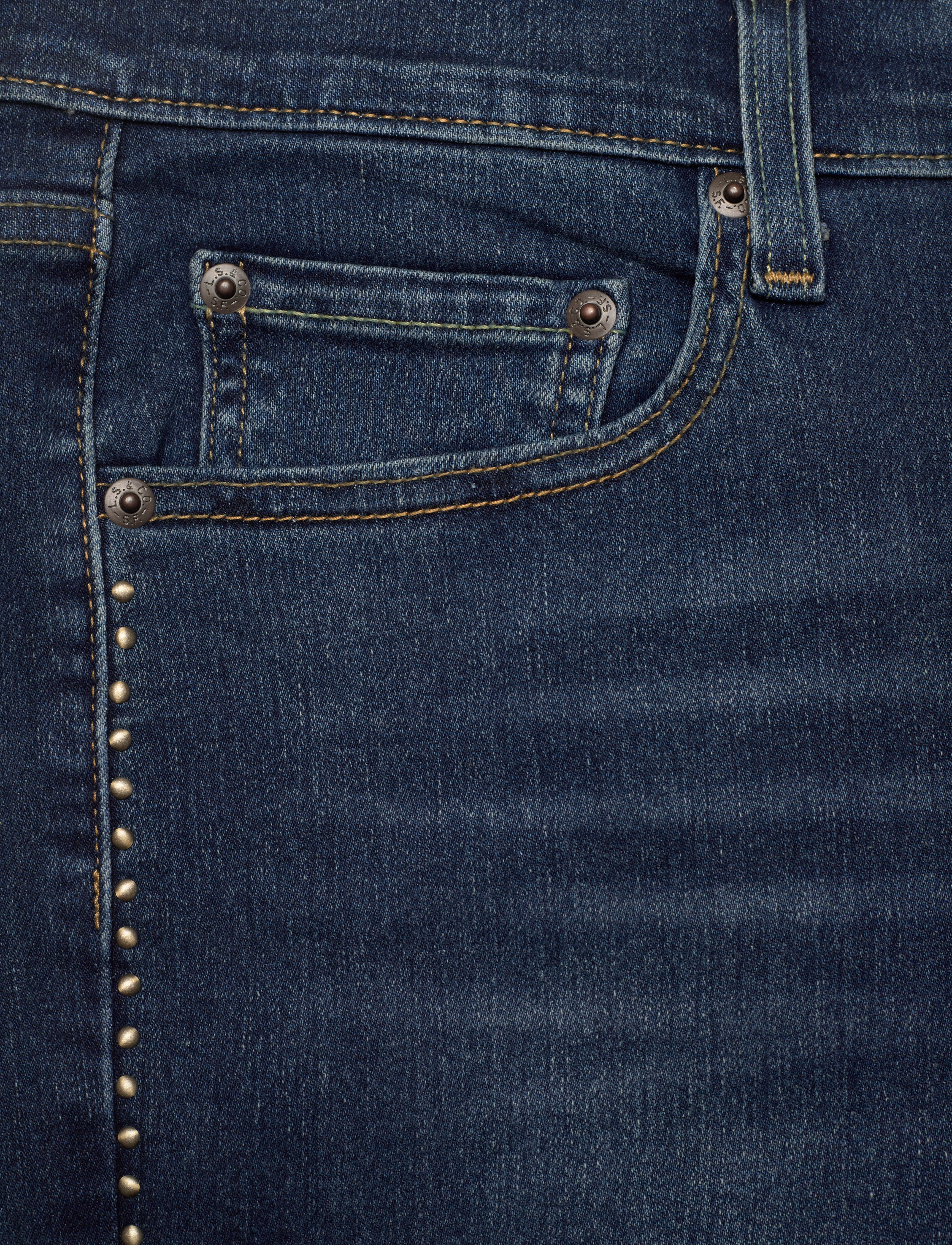 Levi's® - 724 HIGH RISE STRAIGHT SHINE O - dark indigo - flat finish - 4
