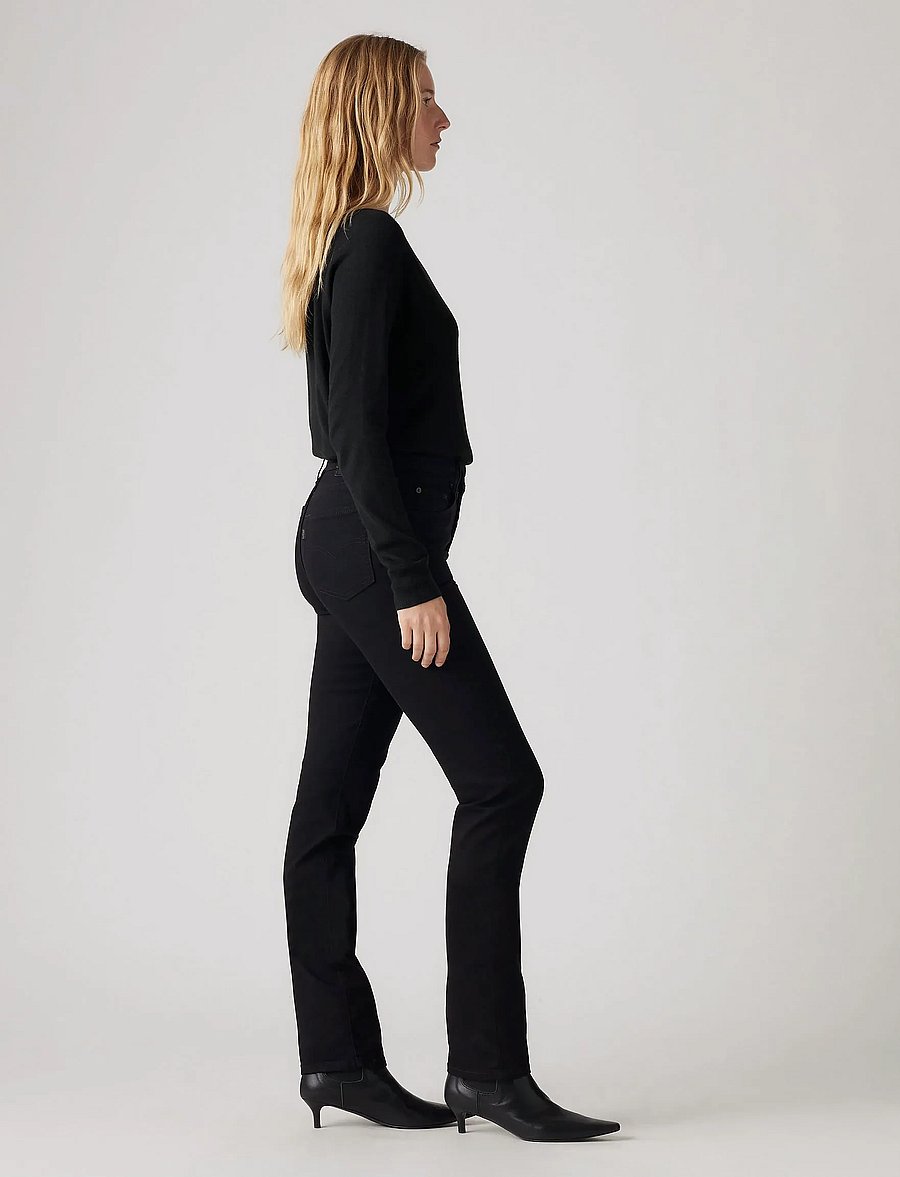 Levi's® - 724 HIGH RISE STRAIGHT MIDNIGH - jeans slim - blacks - 4