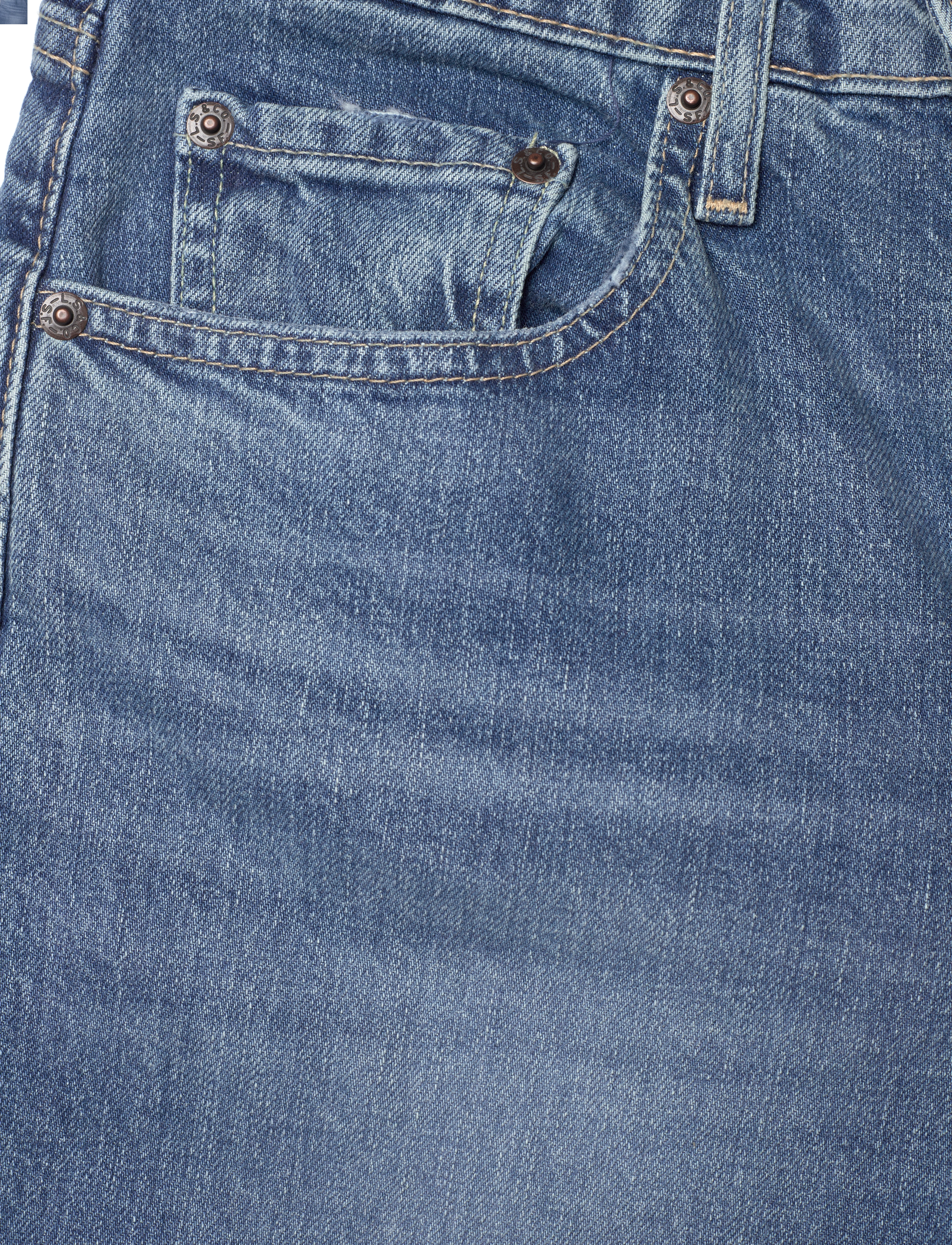 Levi's® - 724 HIGH RISE STRAIGHT KICK ST - sirge säärega teksad - med indigo - worn in - 4