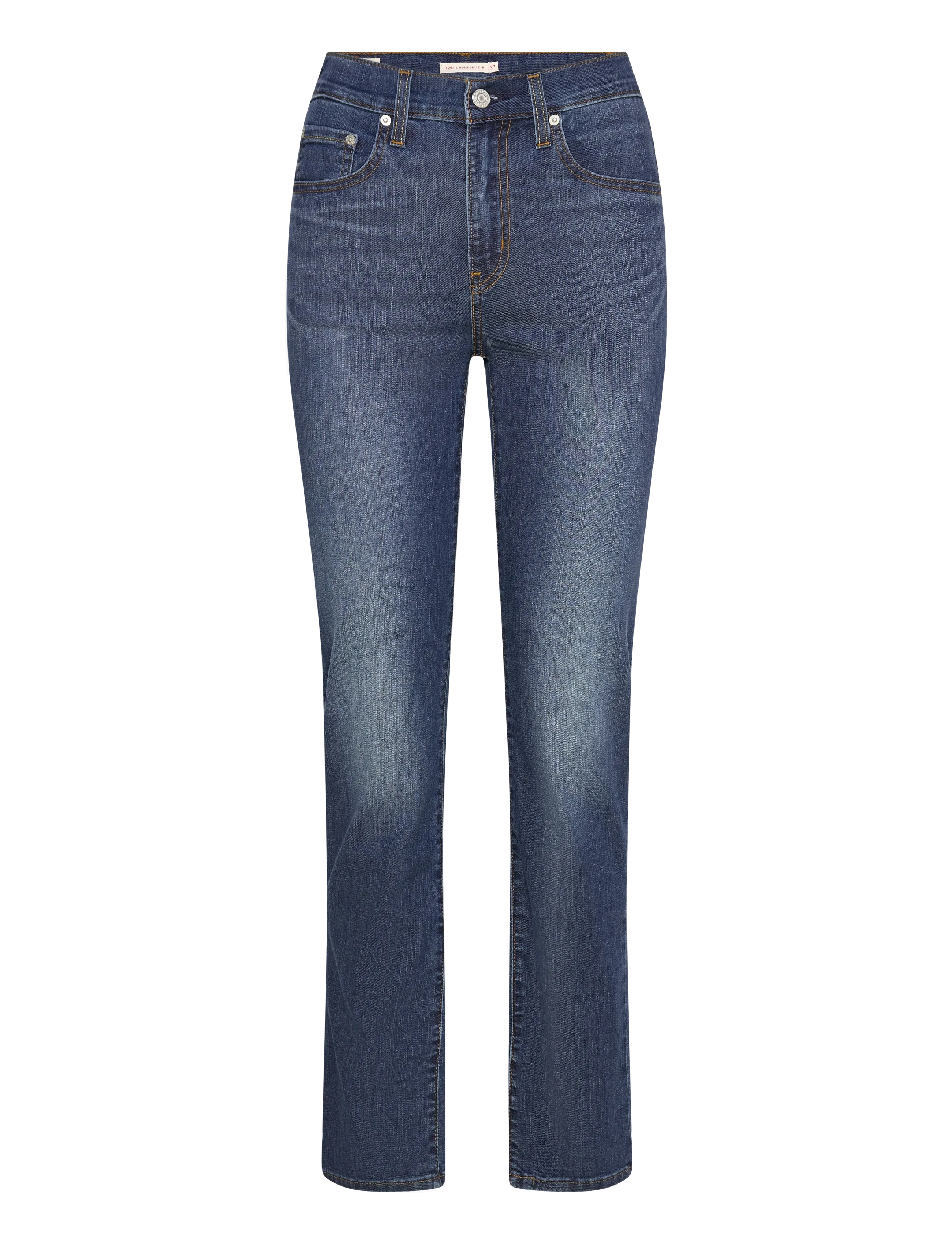Levi's® 724 HIGH RISE STRAIGHT WHAT EL - Plus Size - DARK INDIGO - WORN IN / blue
