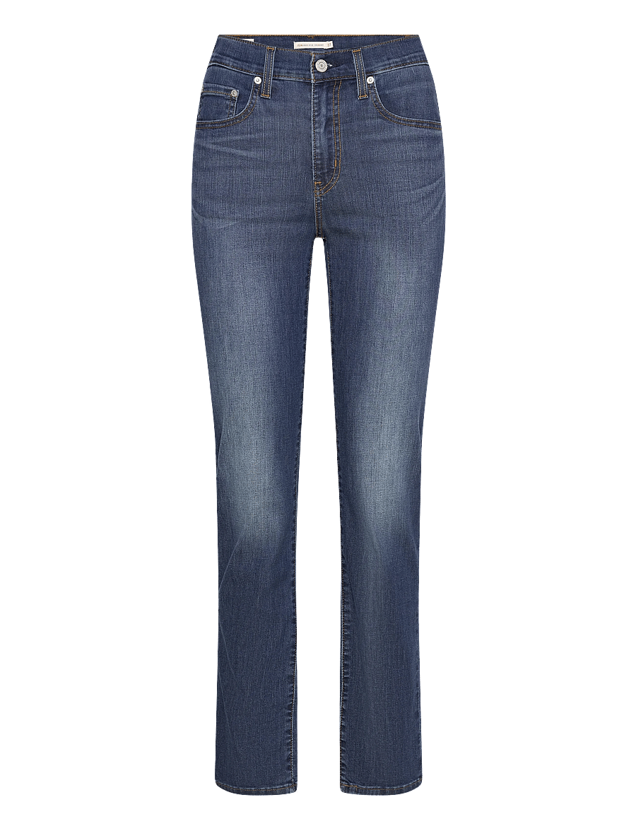 Levi's® - 724 HIGH RISE STRAIGHT WHAT EL - straight jeans - dark indigo - worn in - 1