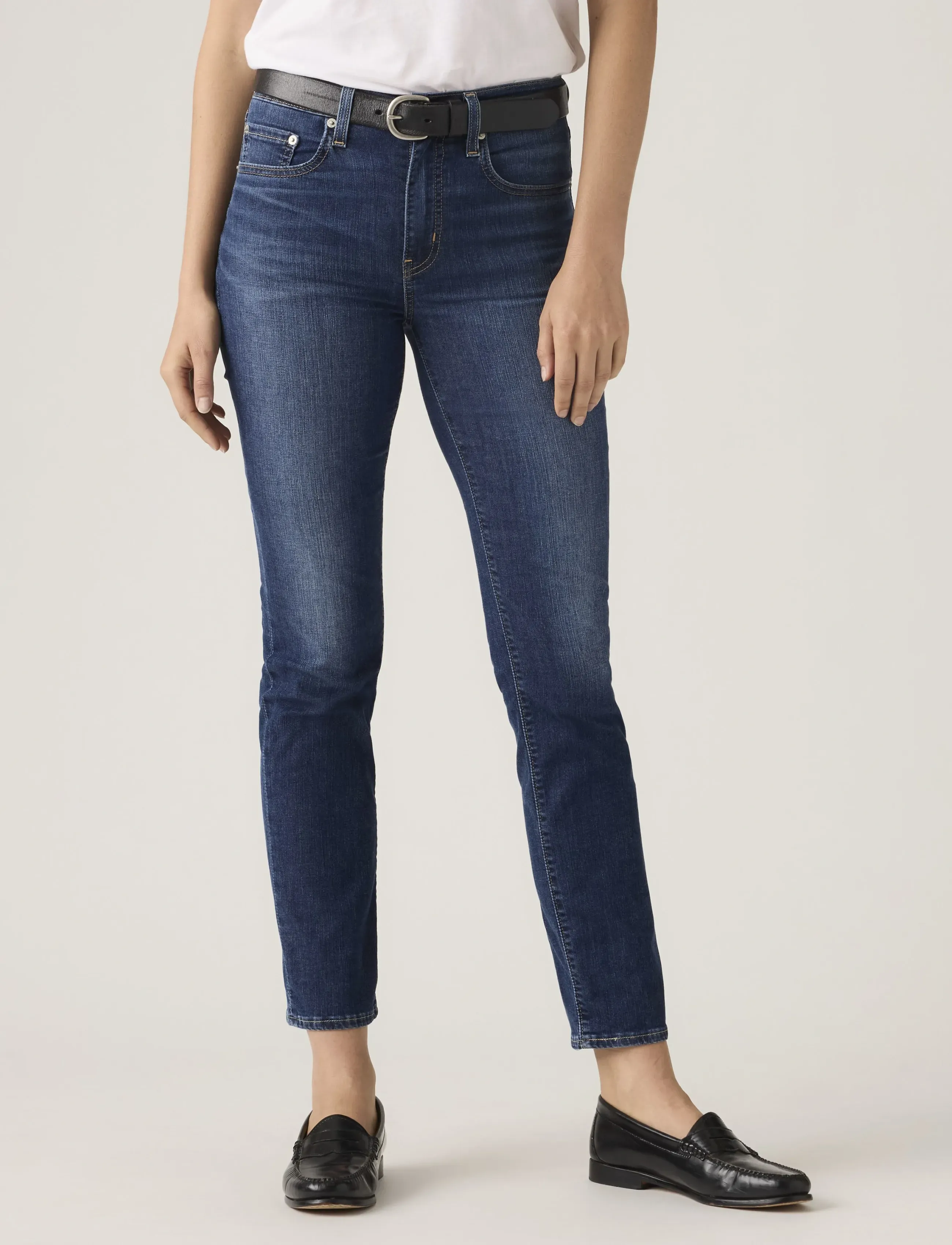 Levi's® - 724 HIGH RISE STRAIGHT WHAT EL - straight jeans - dark indigo - worn in - 5
