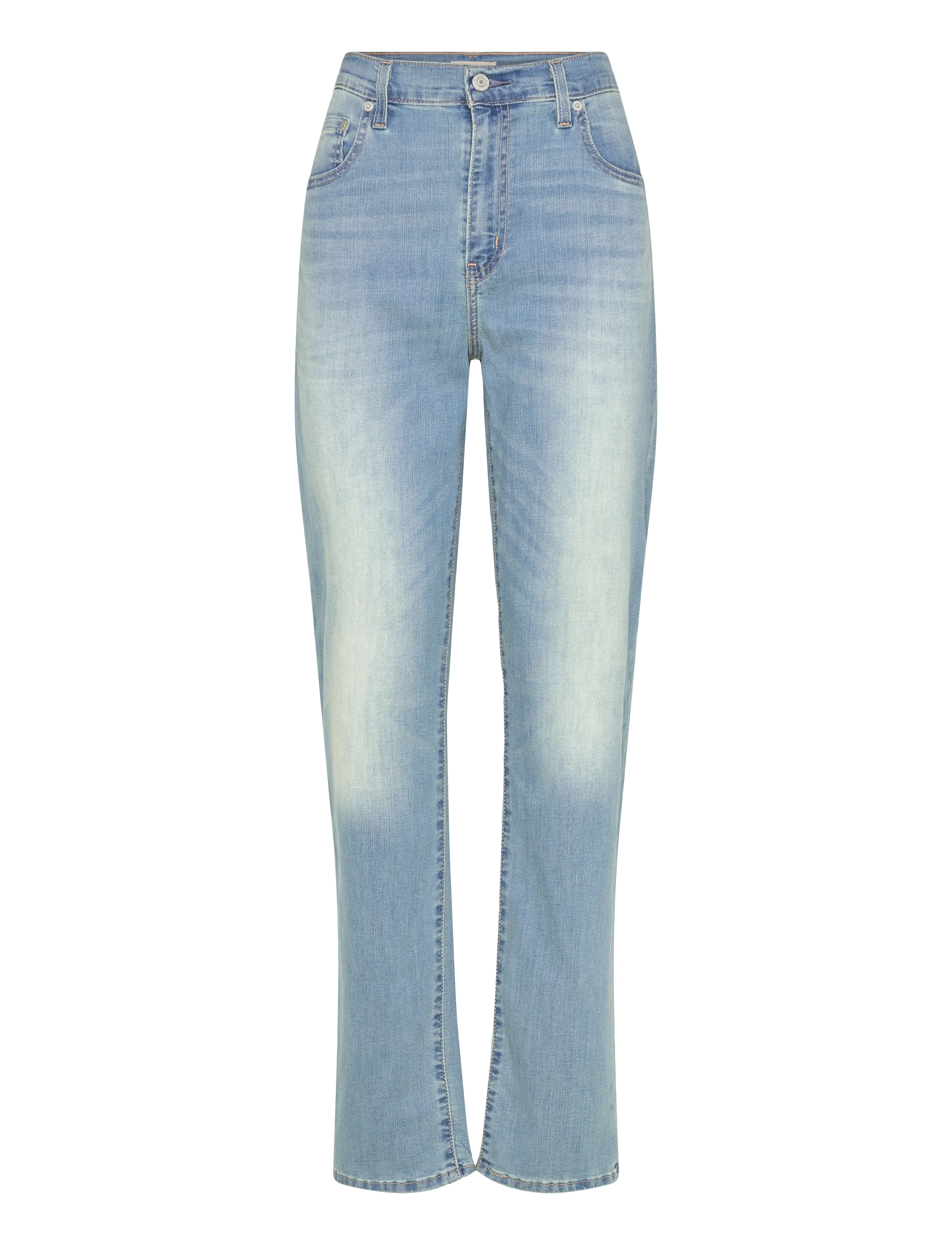 Levi's® 724 HIGH RISE STRAIGHT SLIPPED - Levi's® - MED INDIGO - WORN IN / blue