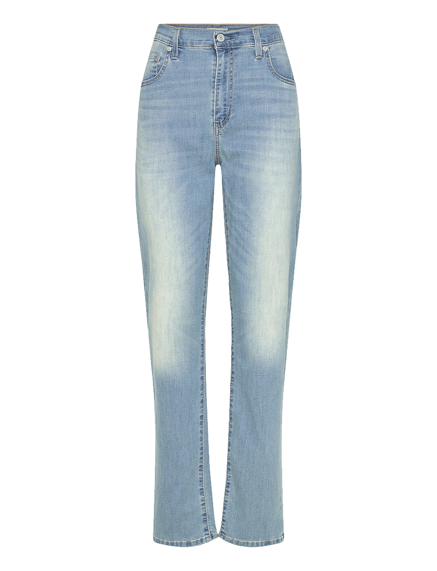 Levi's® - 724 HIGH RISE STRAIGHT SLIPPED - gerade jeans - med indigo - worn in - 1