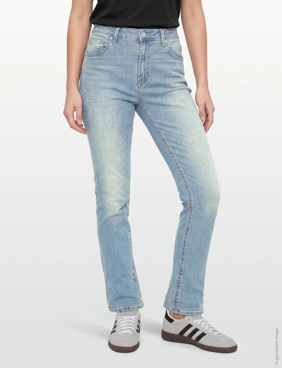 Levi's® - 724 HIGH RISE STRAIGHT SLIPPED - gerade jeans - med indigo - worn in - 3
