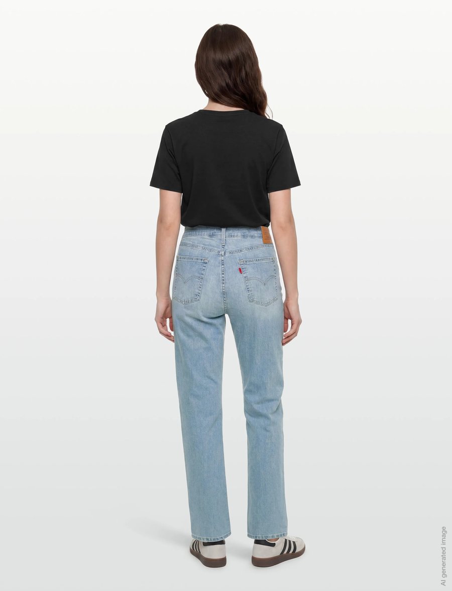 Levi's® - 724 HIGH RISE STRAIGHT SLIPPED - gerade jeans - med indigo - worn in - 4