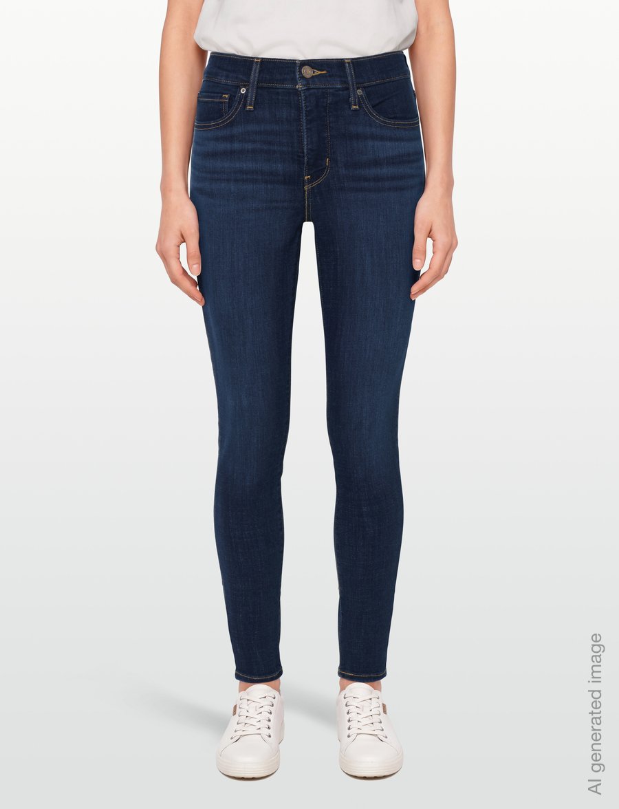 Levi's® - 311 SHAPING SKINNY COBALT HAZE - skinny jeans - dark indigo - worn in - 3