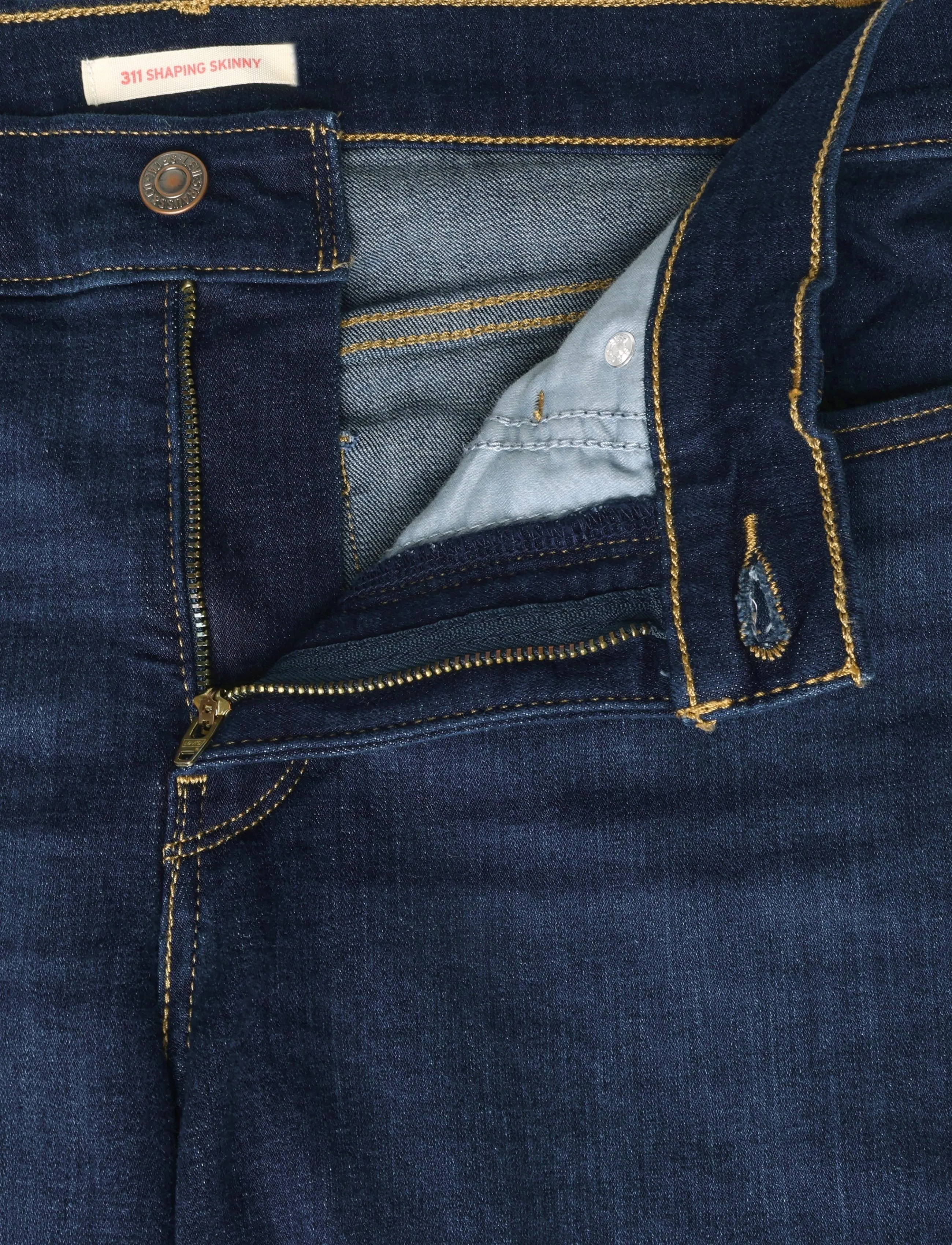Levi's® - 311 SHAPING SKINNY COBALT HAZE - skinny jeans - dark indigo - worn in - 3