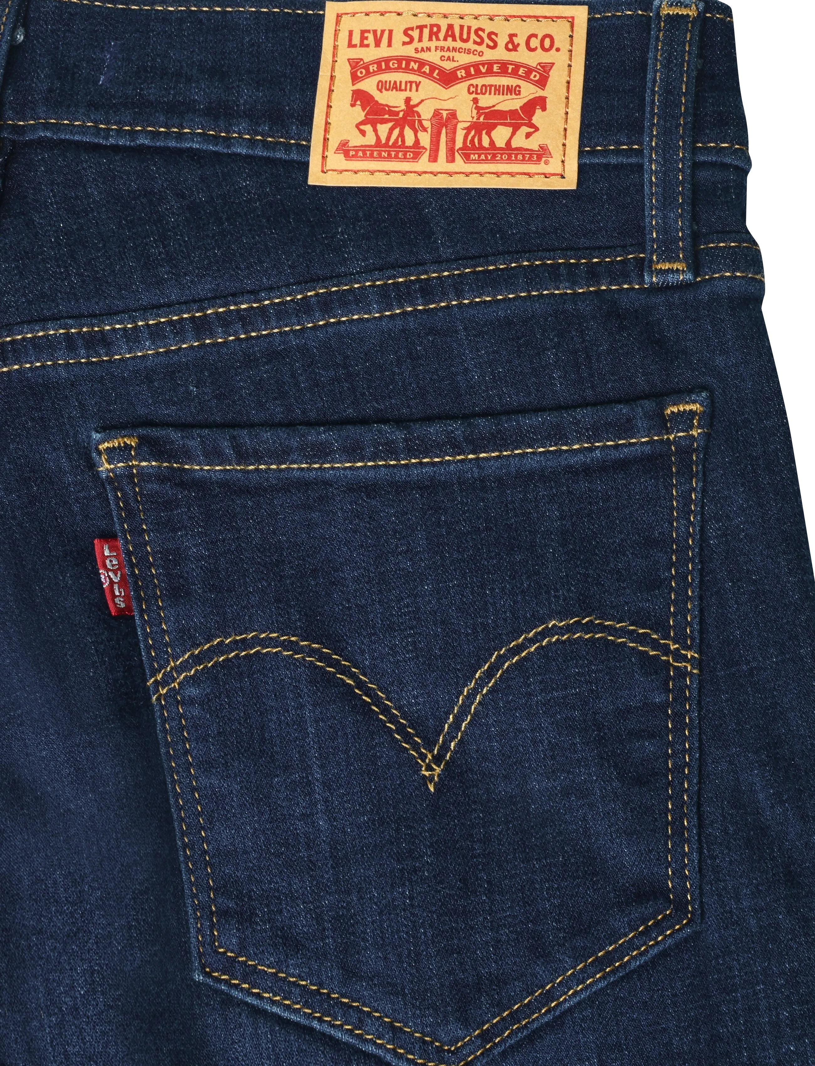 Levi's® - 311 SHAPING SKINNY COBALT HAZE - skinny jeans - dark indigo - worn in - 4