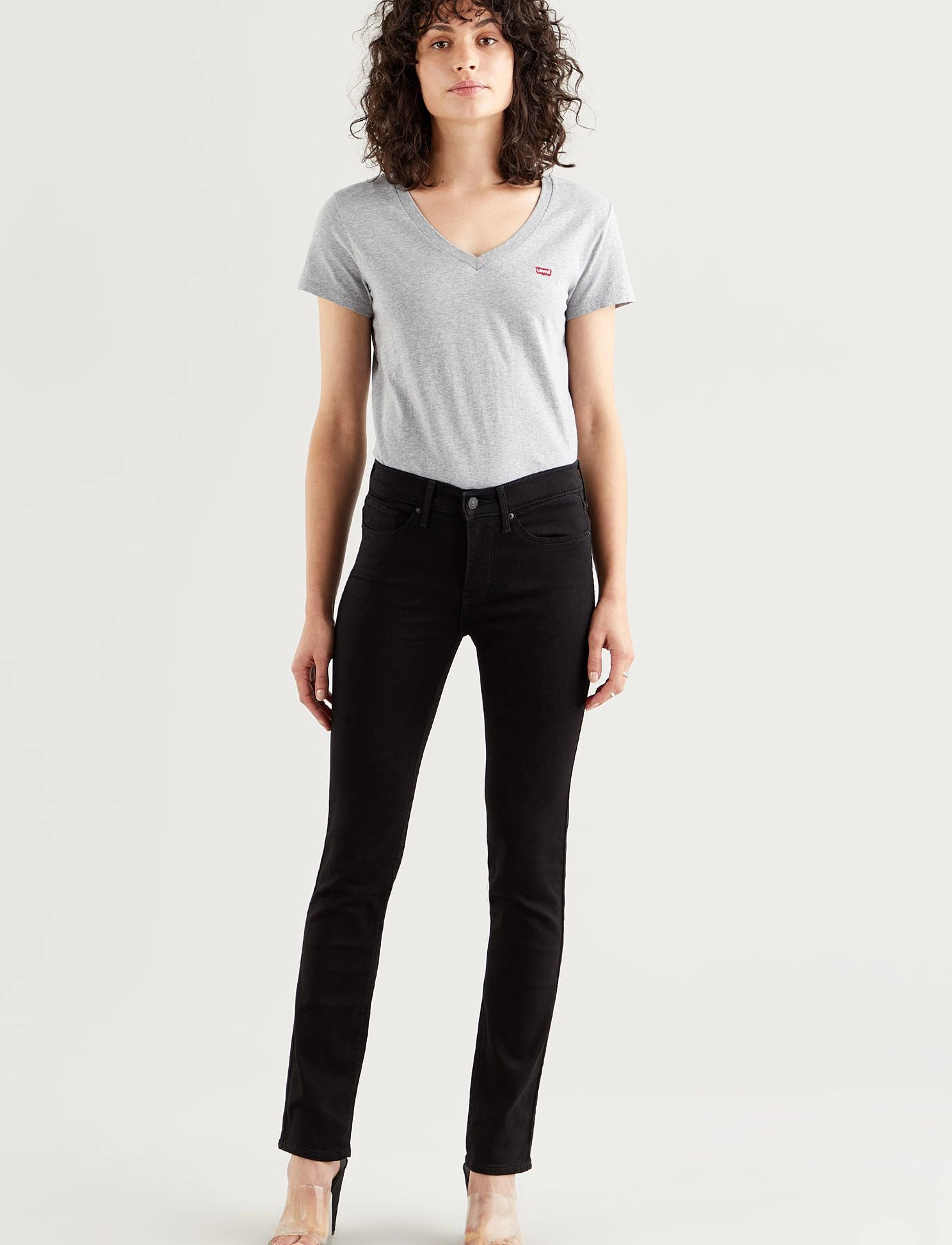 Levi's® - 312 SHAPING SLIM SOFT BLACK - slim fit -farkut - blacks - 3