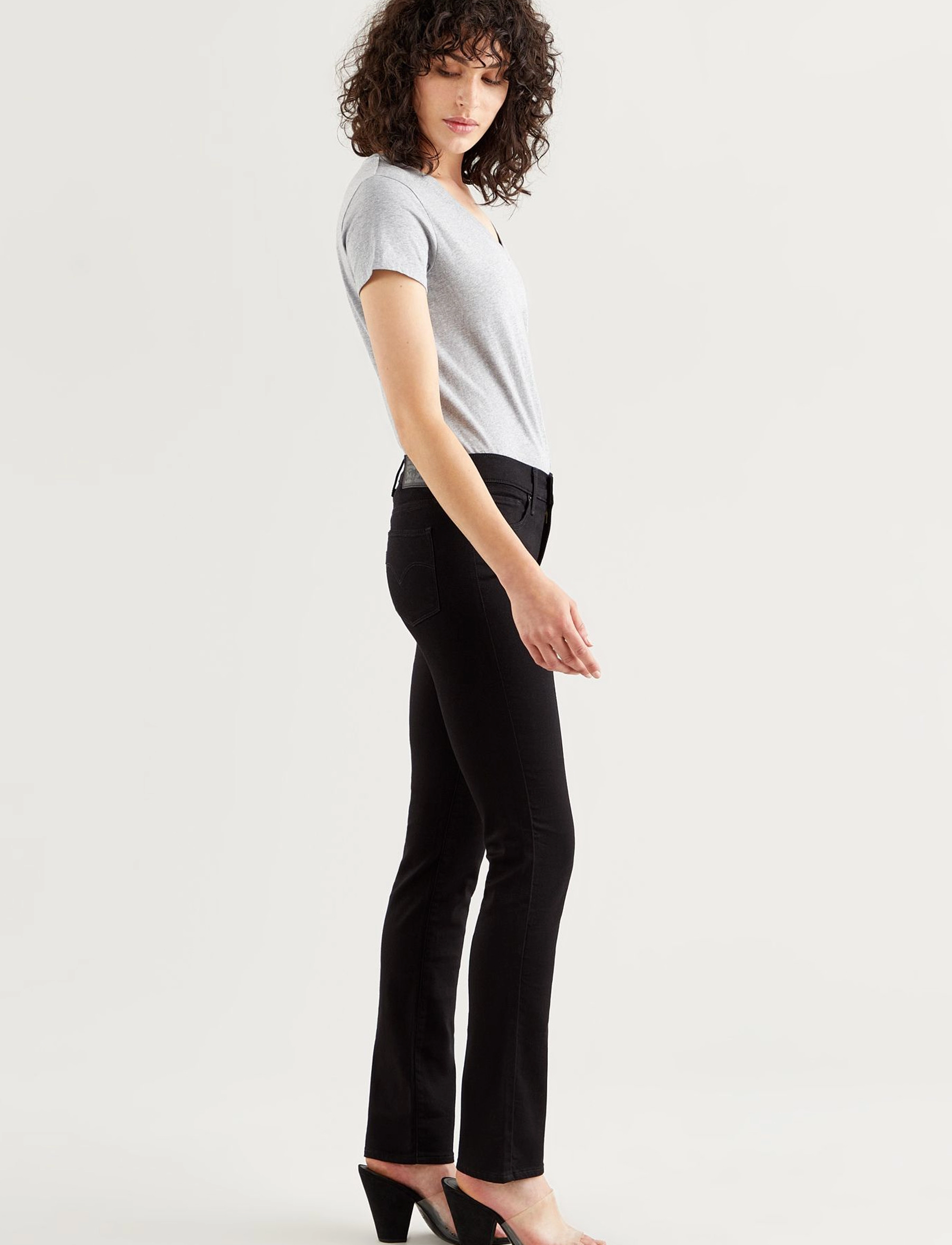 Levi's® - 312 SHAPING SLIM SOFT BLACK - slim jeans - blacks - 5