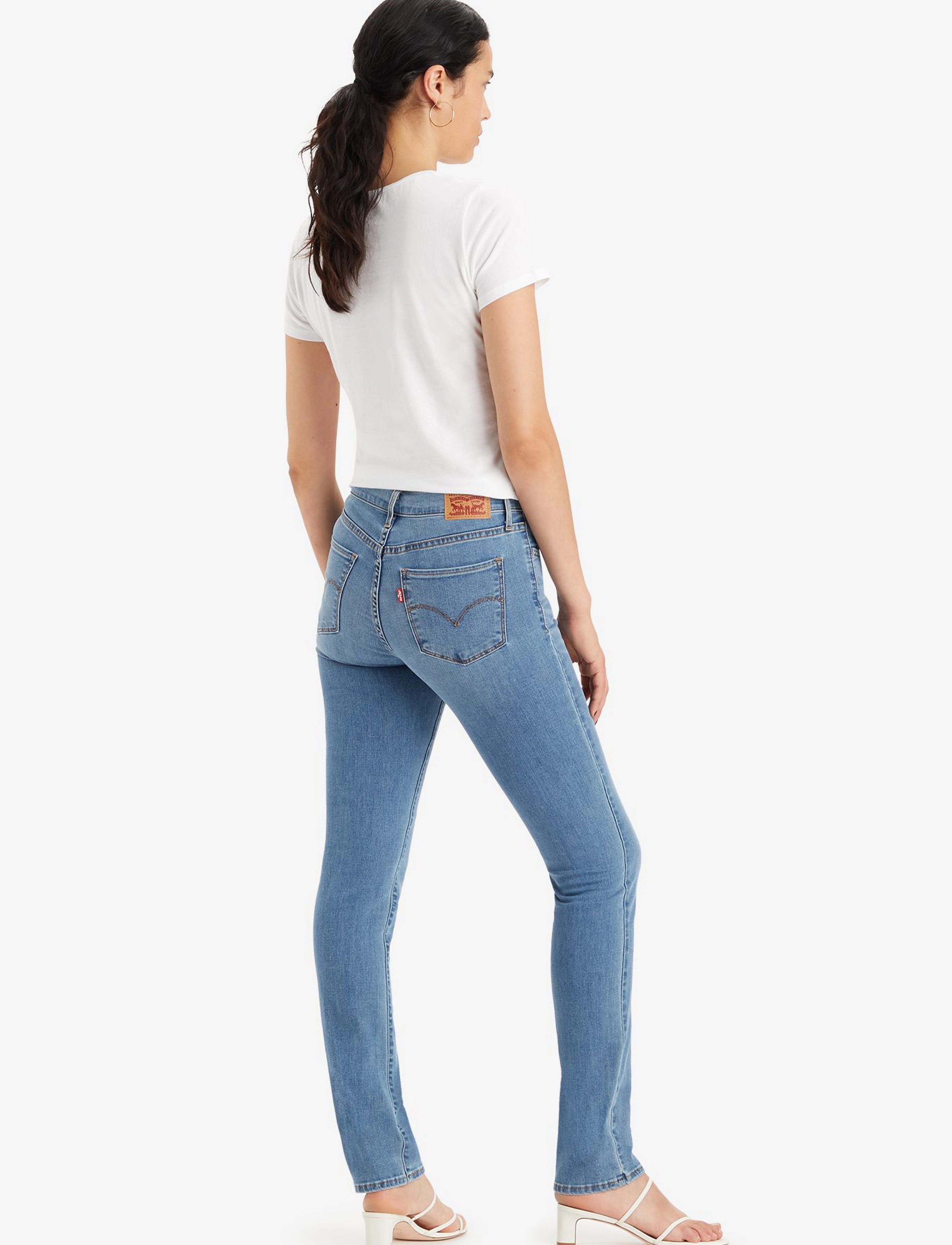 Levi's® - 312 SHAPING SLIM COOL WILD TIM - med indigo - worn in - 3