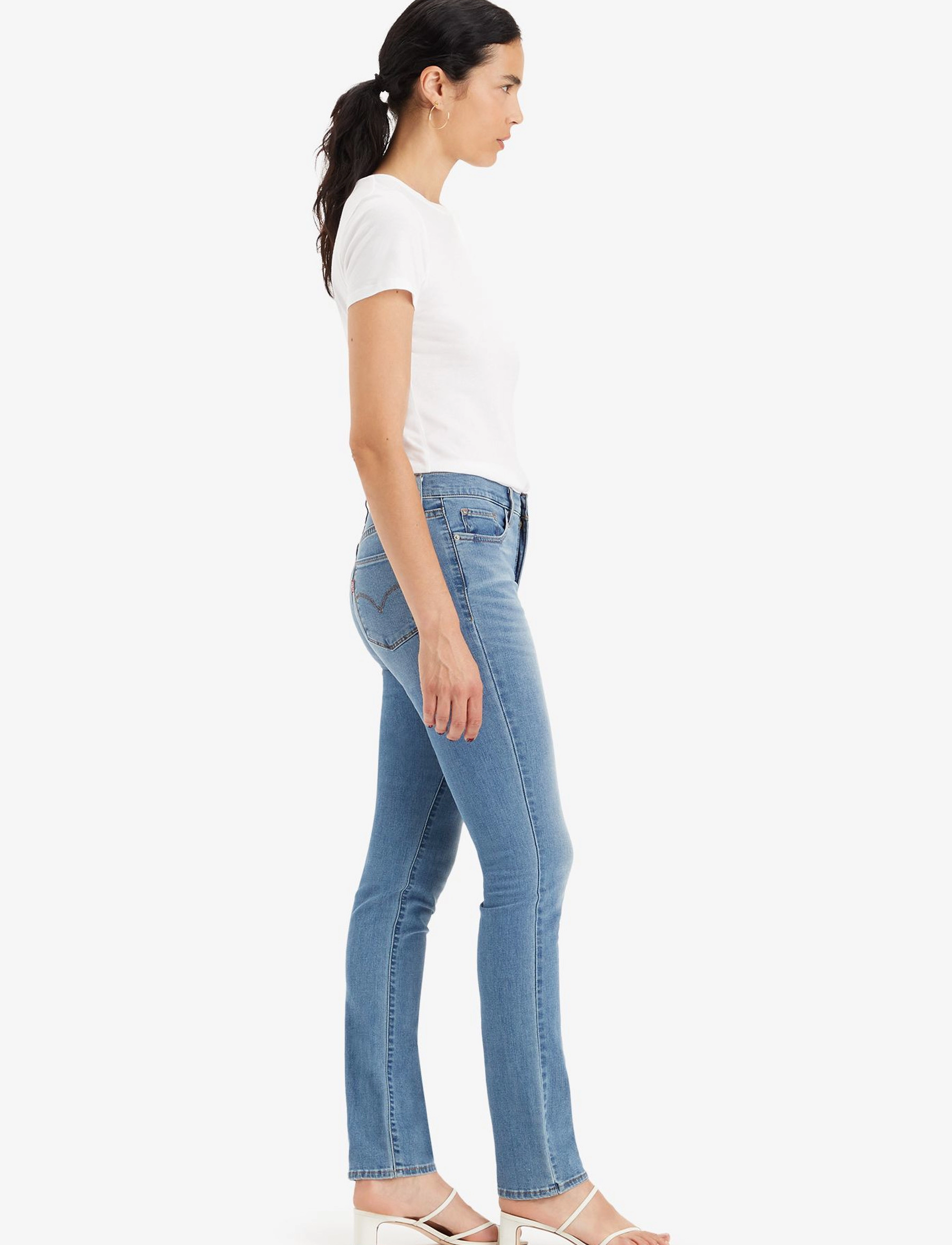 Levi's® - 312 SHAPING SLIM COOL WILD TIM - med indigo - worn in - 4