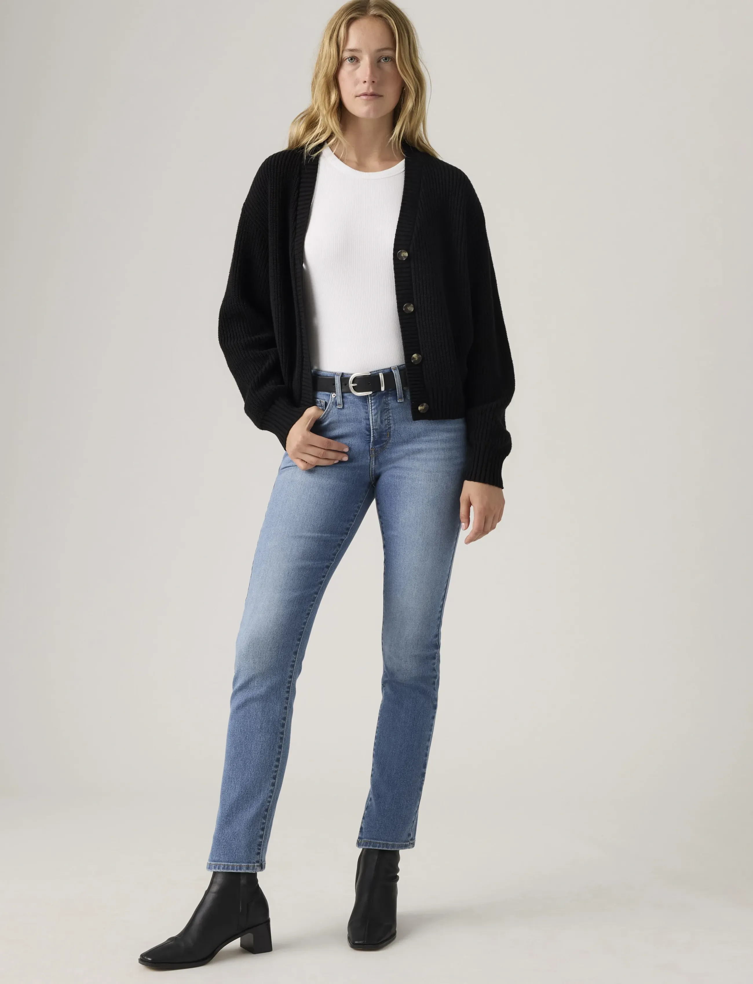 Levi's® 312 SHAPING SLIM WORKING HARDE - Jeans - MED INDIGO - WORN IN / blue