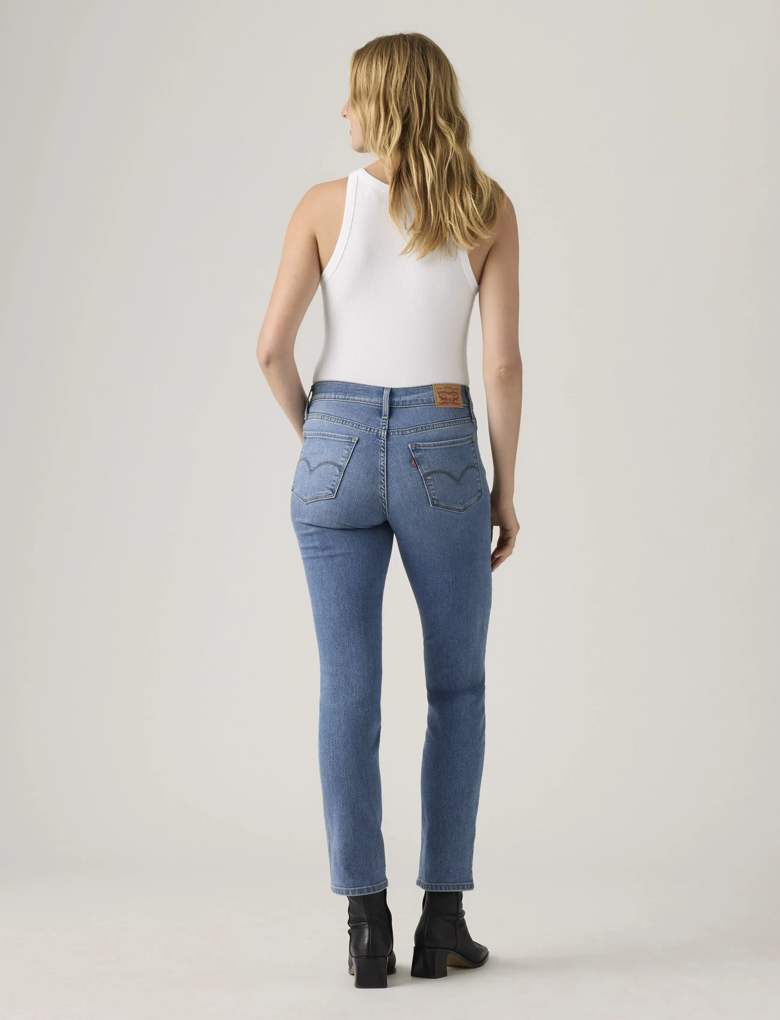 Levi's® - 312 SHAPING SLIM WORKING HARDE - slim jeans - med indigo - worn in - 4