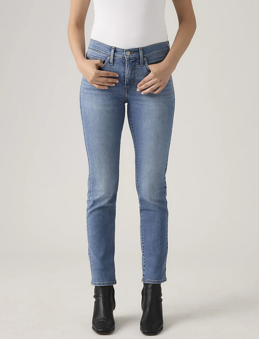 Levi's® - 312 SHAPING SLIM WORKING HARDE - slim fit -farkut - med indigo - worn in - 5