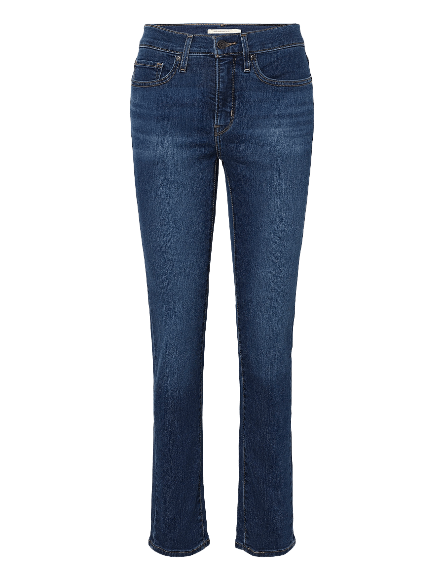 Levi's® - 312 SHAPING SLIM NEW BESTIE - slim-fit-jeans - dark indigo - worn in - 0