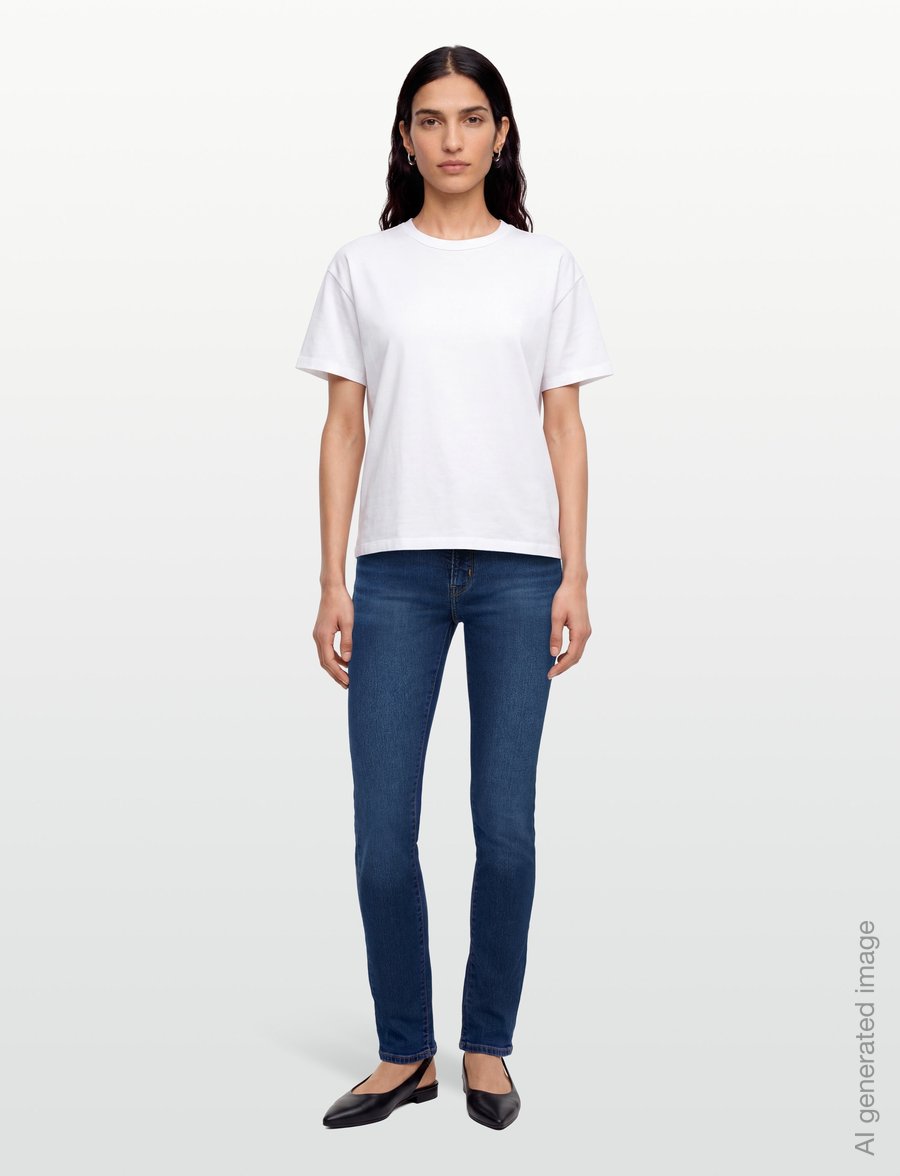 Levi's® - 312 SHAPING SLIM NEW BESTIE - slim-fit-jeans - dark indigo - worn in - 0