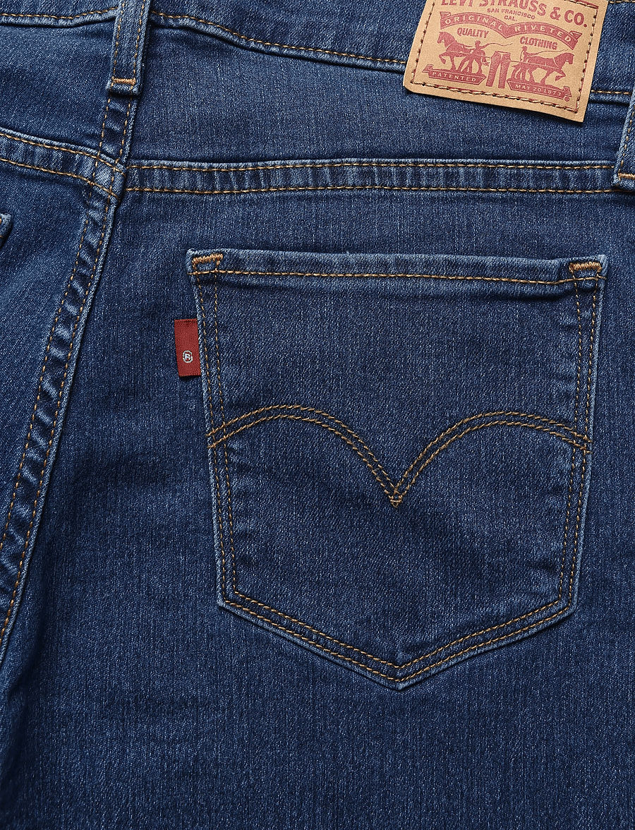 Levi's® - 312 SHAPING SLIM NEW BESTIE - slim-fit-jeans - dark indigo - worn in - 4