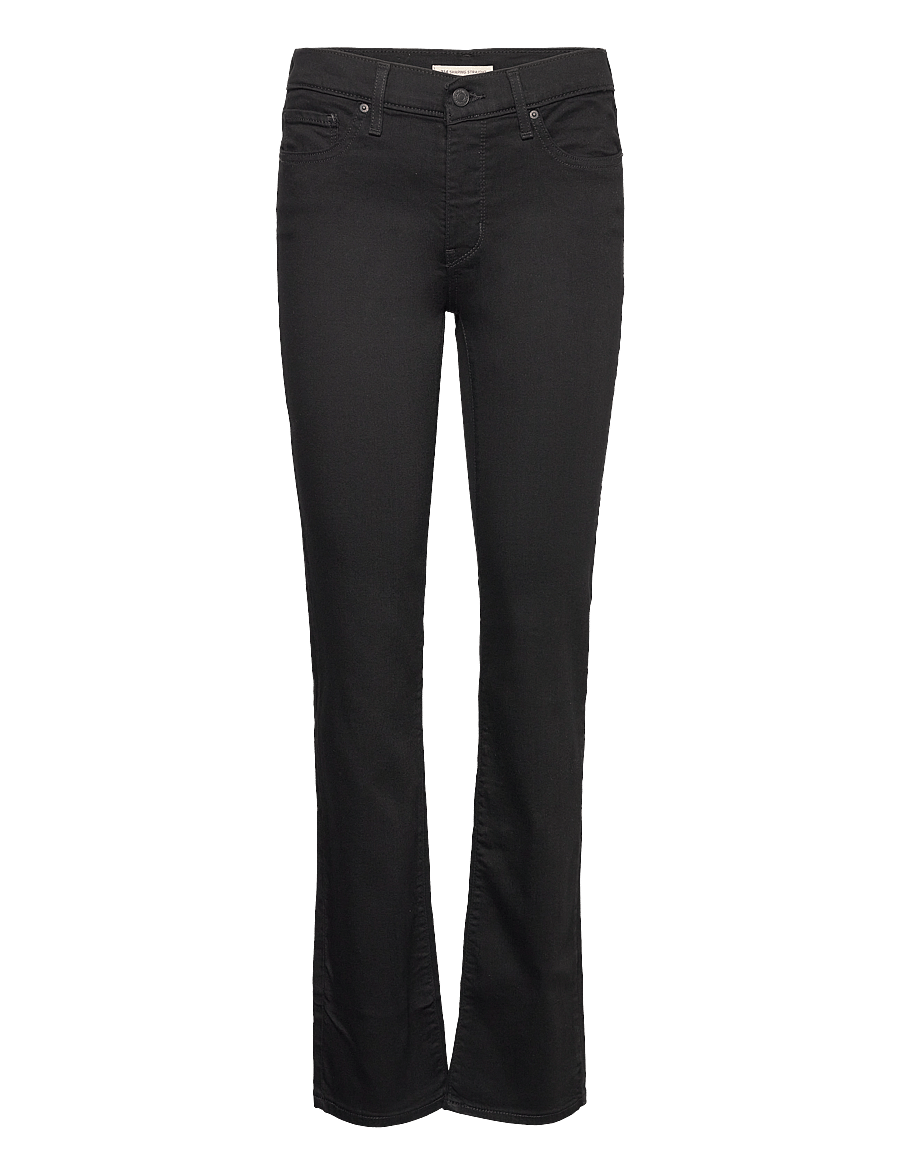 Levi's® - 314 SHAPING STRAIGHT SOFT BLAC - raka jeans - blacks - 1