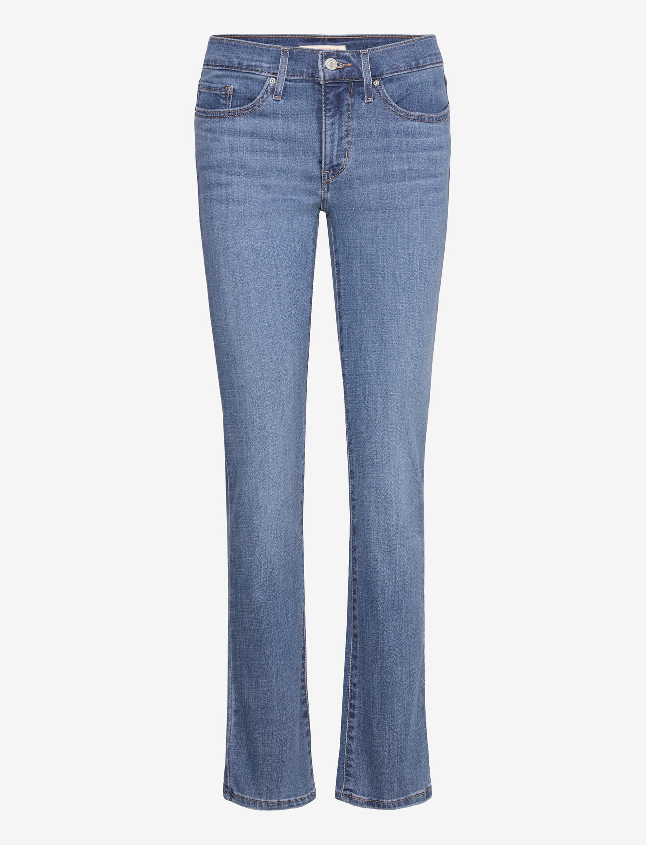 Levi's® - 314 SHAPING STRAIGHT LAPIS GEM - straight jeans - med indigo - worn in - 1