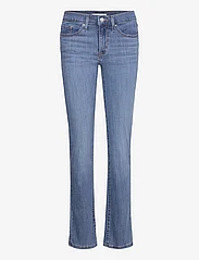 LEVI´S Women - 314 SHAPING STRAIGHT LAPIS GEM - raka jeans - med indigo - worn in - 1