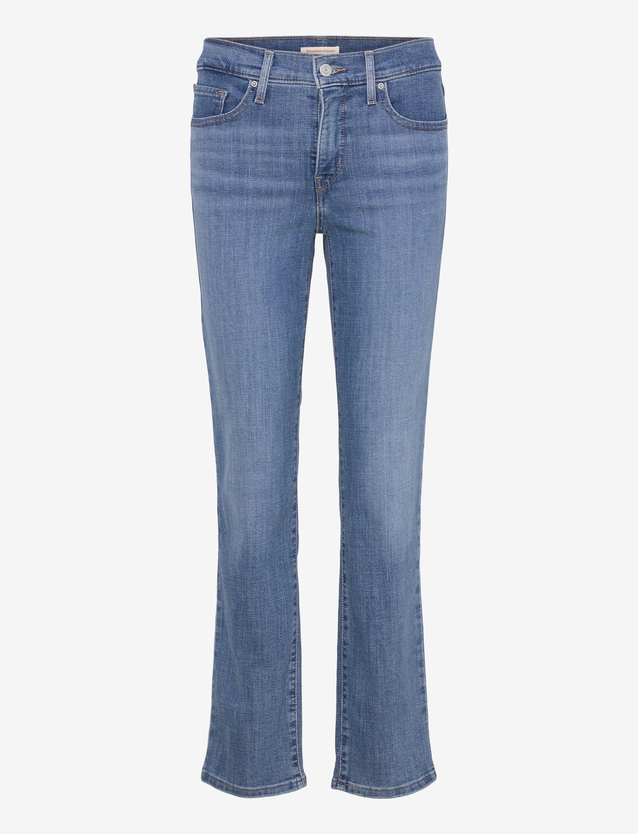 Levi's® - 314 SHAPING STRAIGHT LAPIS BAR - straight jeans - light indigo - worn in - 0