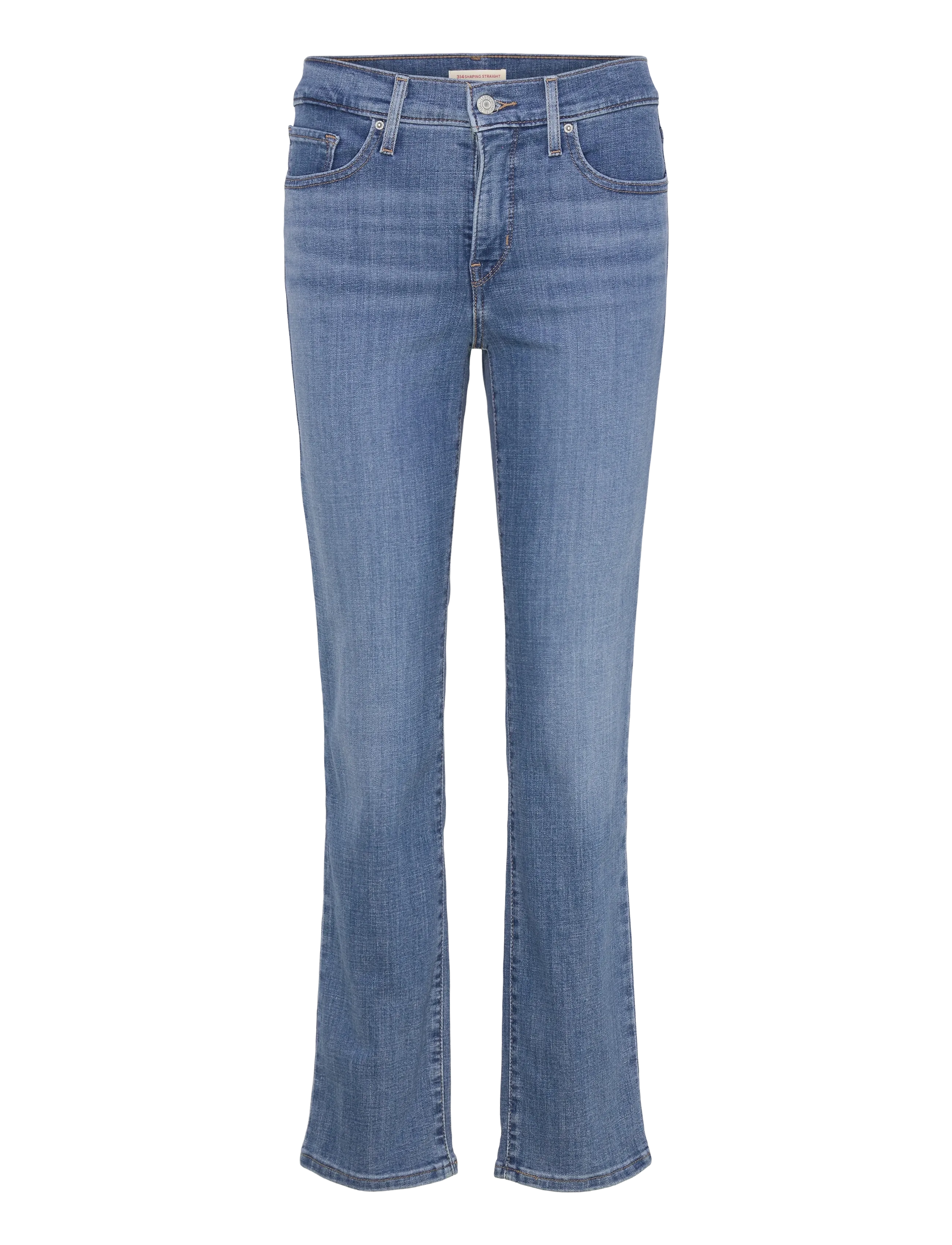 Levi's® 314 SHAPING STRAIGHT LAPIS BAR - Denim-tyylit - LIGHT INDIGO - WORN IN / blue